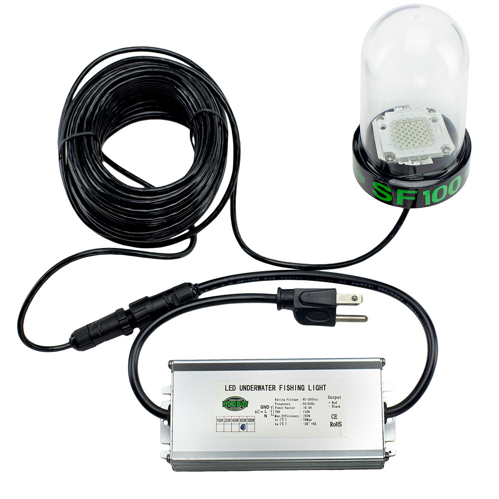 HYDRO GLOW SF100G 100W 120VAC UNDERWATER DOCK LIGHT GREEN