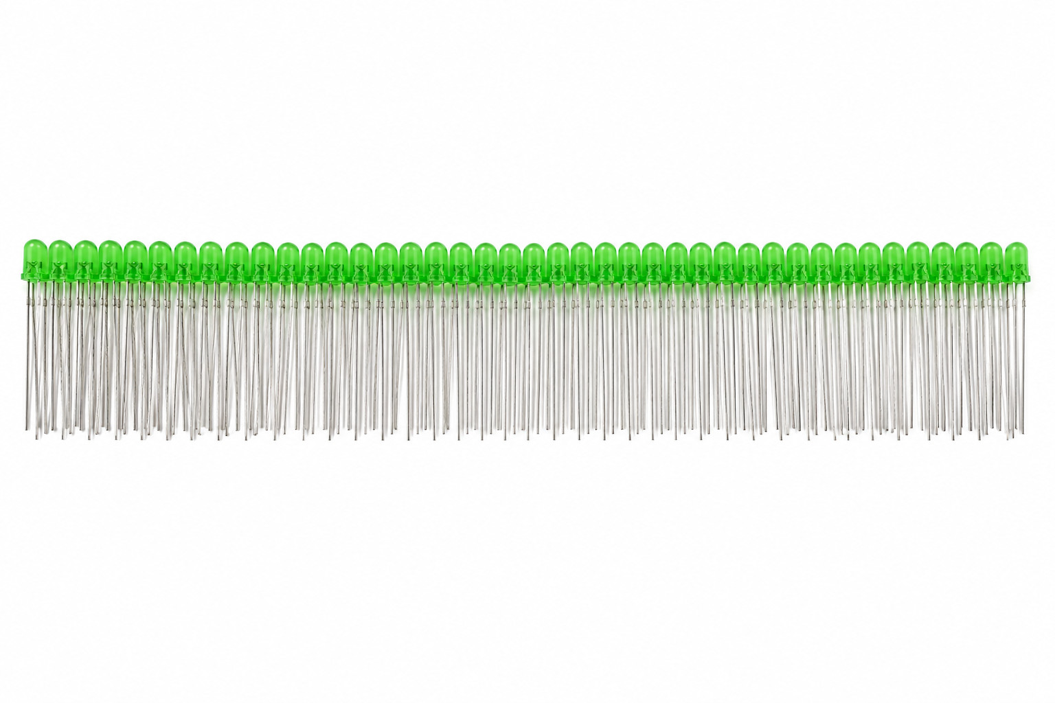 Flashing LED / Blinking LED - Green - 3mm - 100 Pack