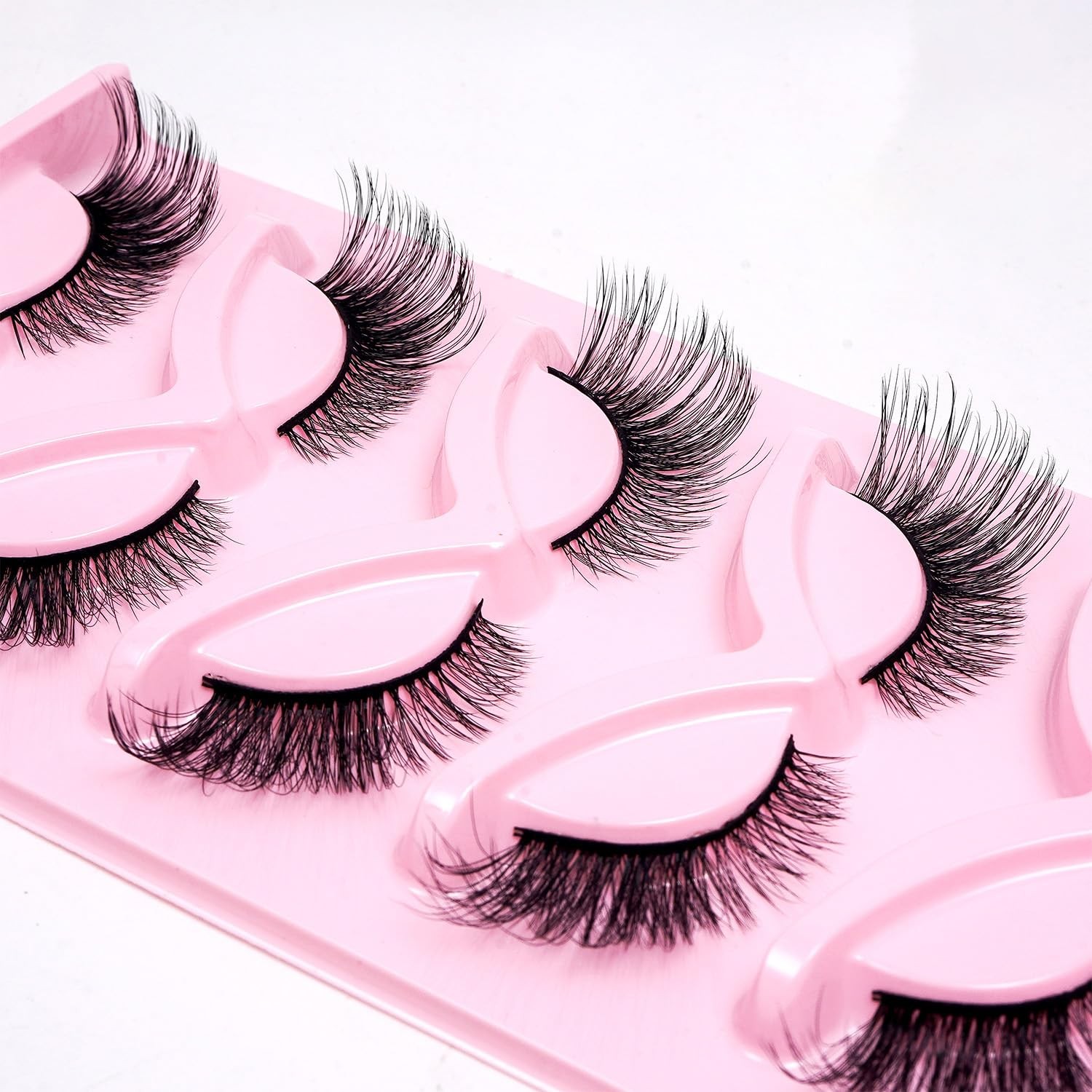 Wispy Faux Mink False Eyelashes Volume Lash 5 Count (Pack of 1), 5p-A0512