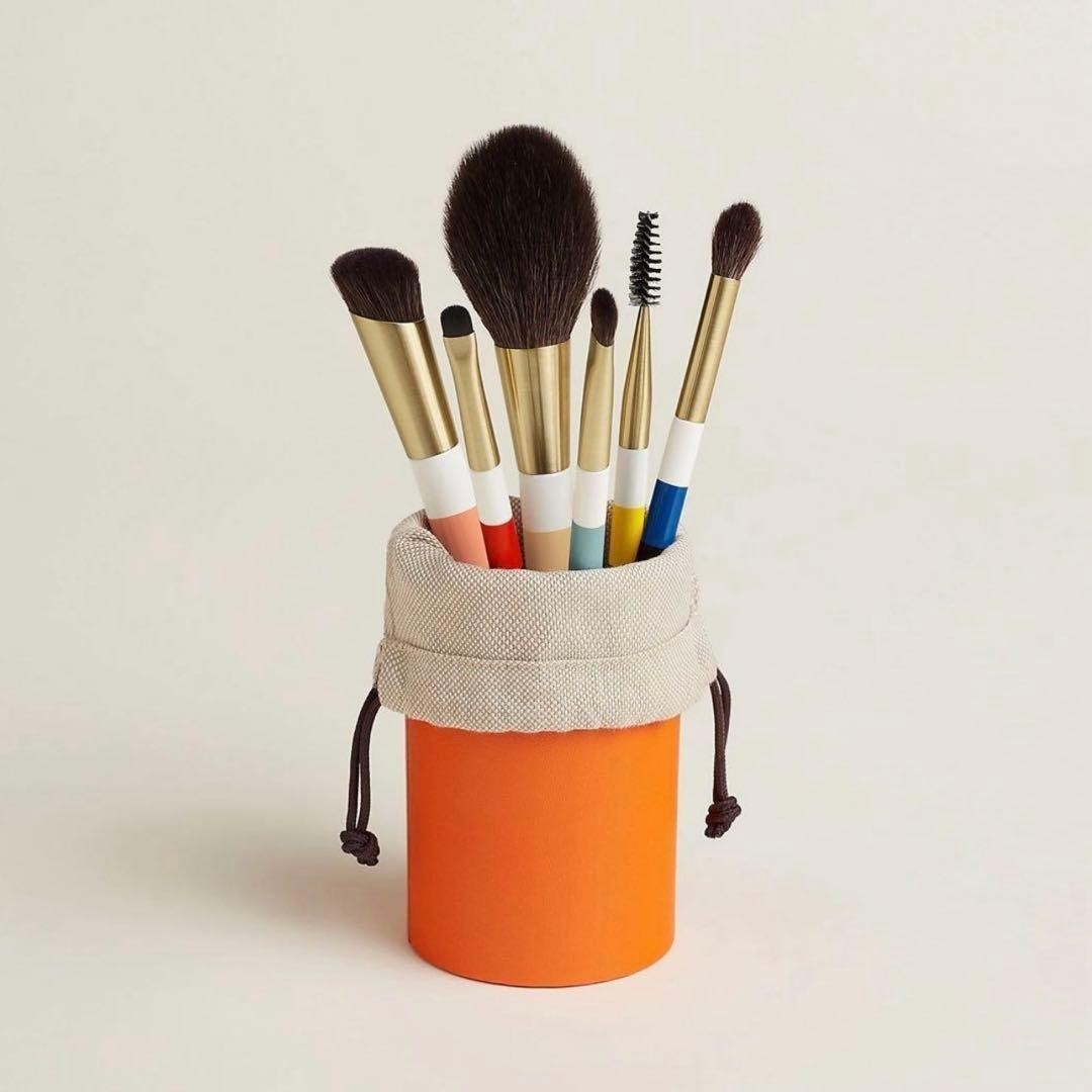 HERMES makeup brush set Les Pinceaux limited edition made in France women