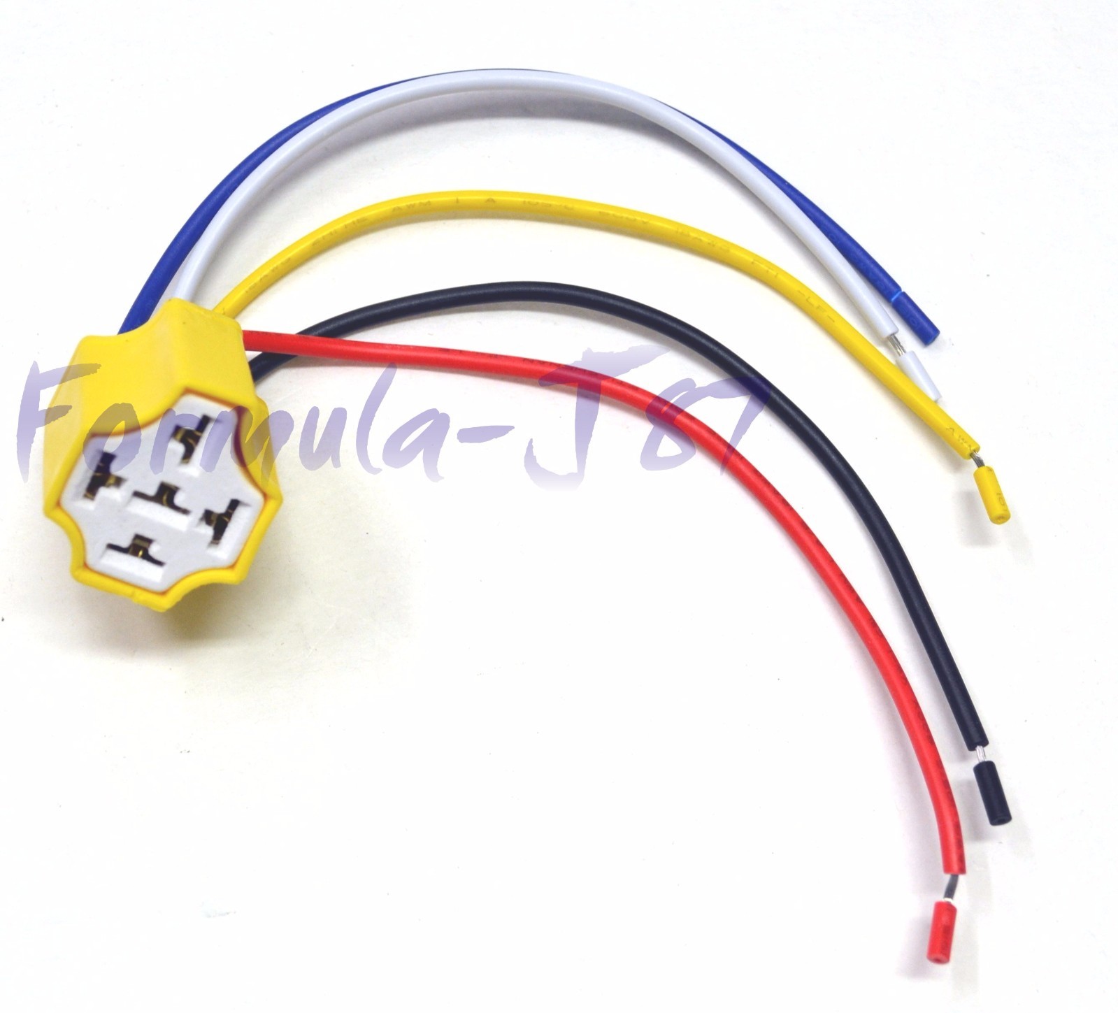 Wire Harness Pigtail Female EP27 Two Connectors Car Relay Light Ceramic Socket
