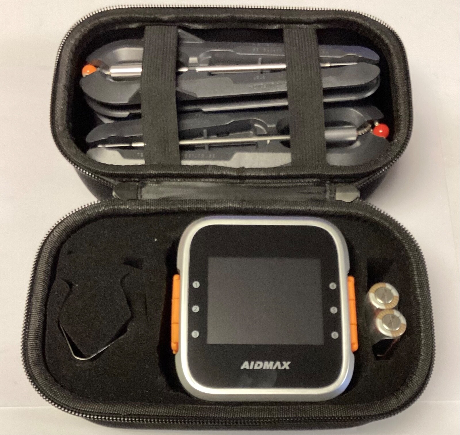 AIDMAX LX WR01 ORG 6 Probes-US Smart Wireless Thermometer 6 Probes