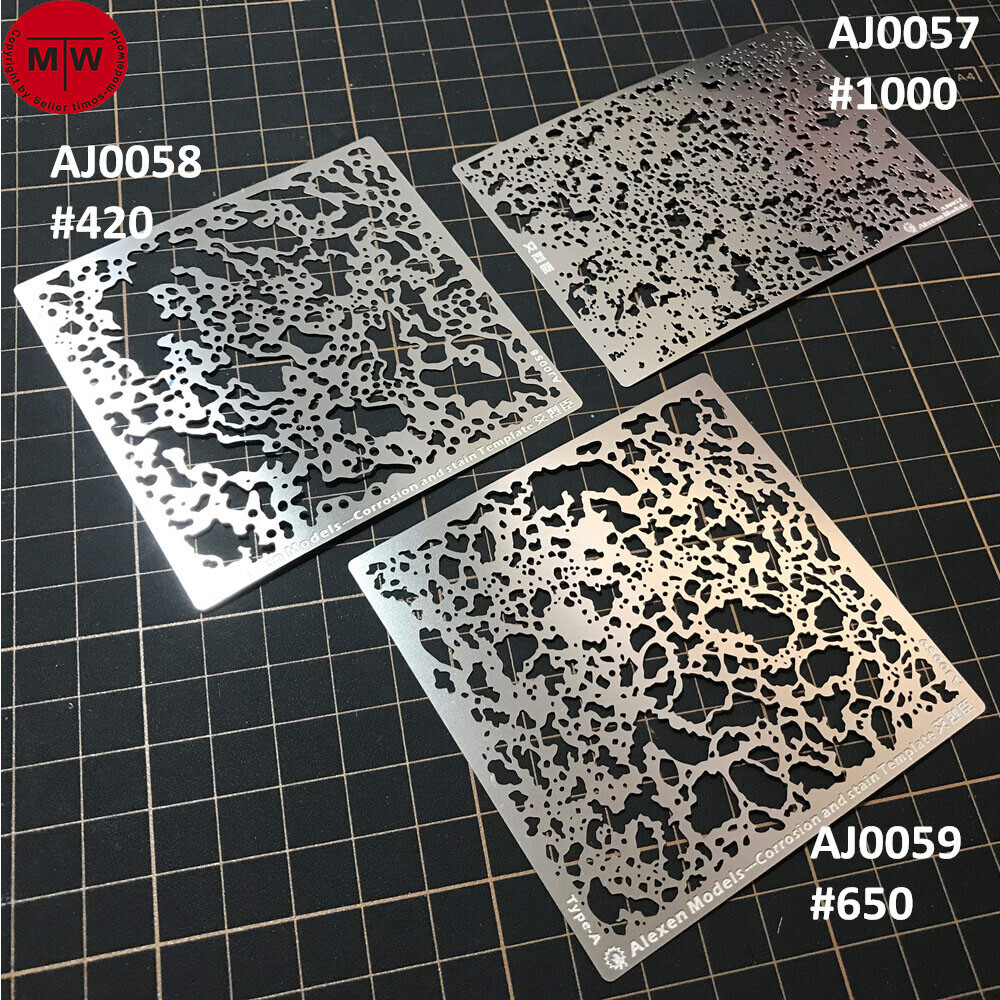 Alexen Model Corrosion and Stain Template Leakage Spray Plate for Assembly Model