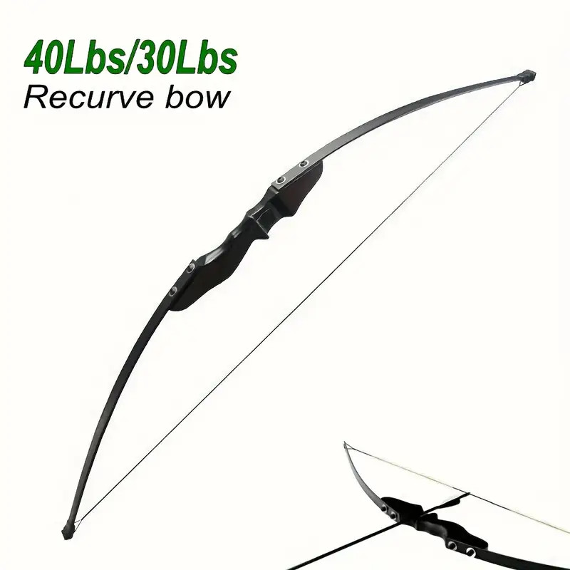 40Lbs/30Lbs Archery Takedown Recurve Bow Straight Bow Right Hand Outdoor Hunting