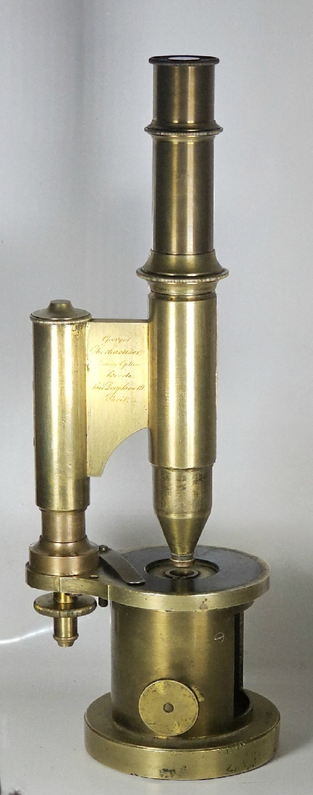 Georges OBERHAEUSER Drum Microscope No. 1021 Paris c.1840 Original Condition
