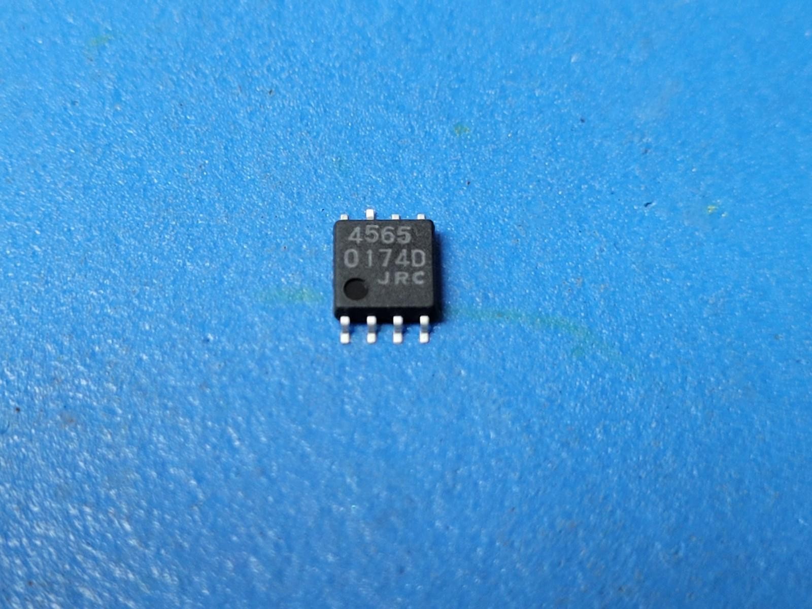 (10 PCS) NJM4565M-TE1 JRC OP Amp Dual GP ±18V 8-Pin DMP T/R ROHS