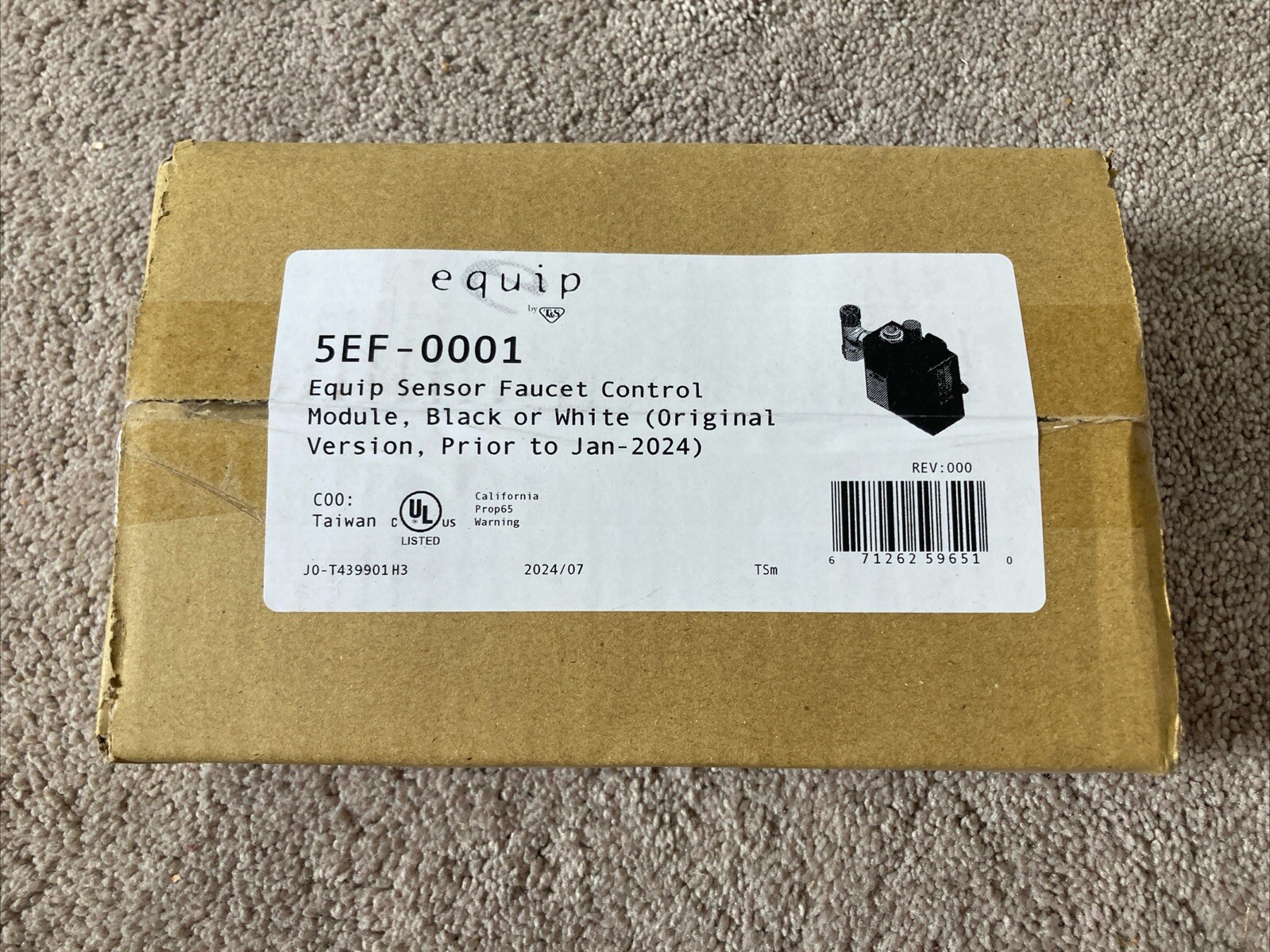 T&S Brass 5EF-0001 Equip Sensor Faucet Control Module
