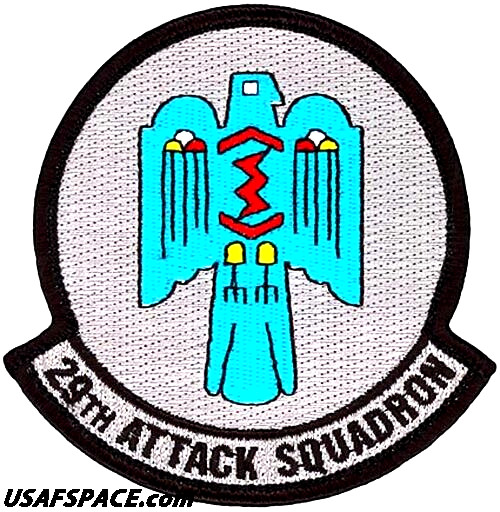 USAF 29th ATTACK SQ - MQ-9 REAPER - Holloman AFB, NM - ORIGINAL HERITAGE PATCH