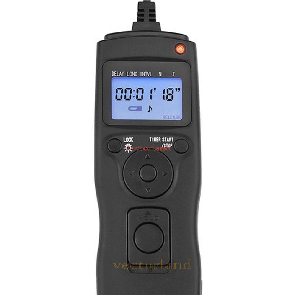 Remote control timer intervalometer for Canon TC-80N3 6D,7D, 5D, 50D,40D,30D,D60