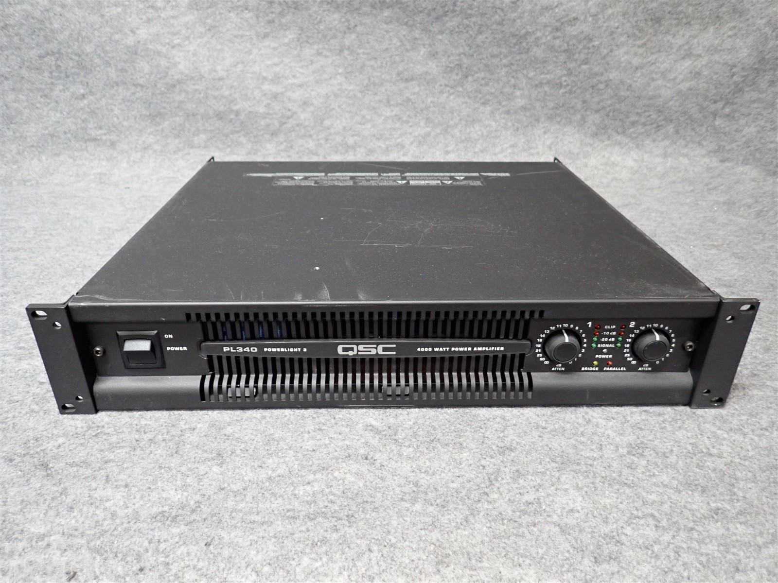 QSC PowerLight PL340 2 Channel Professional Power Amplifier 1350WPC (#56) (II2)
