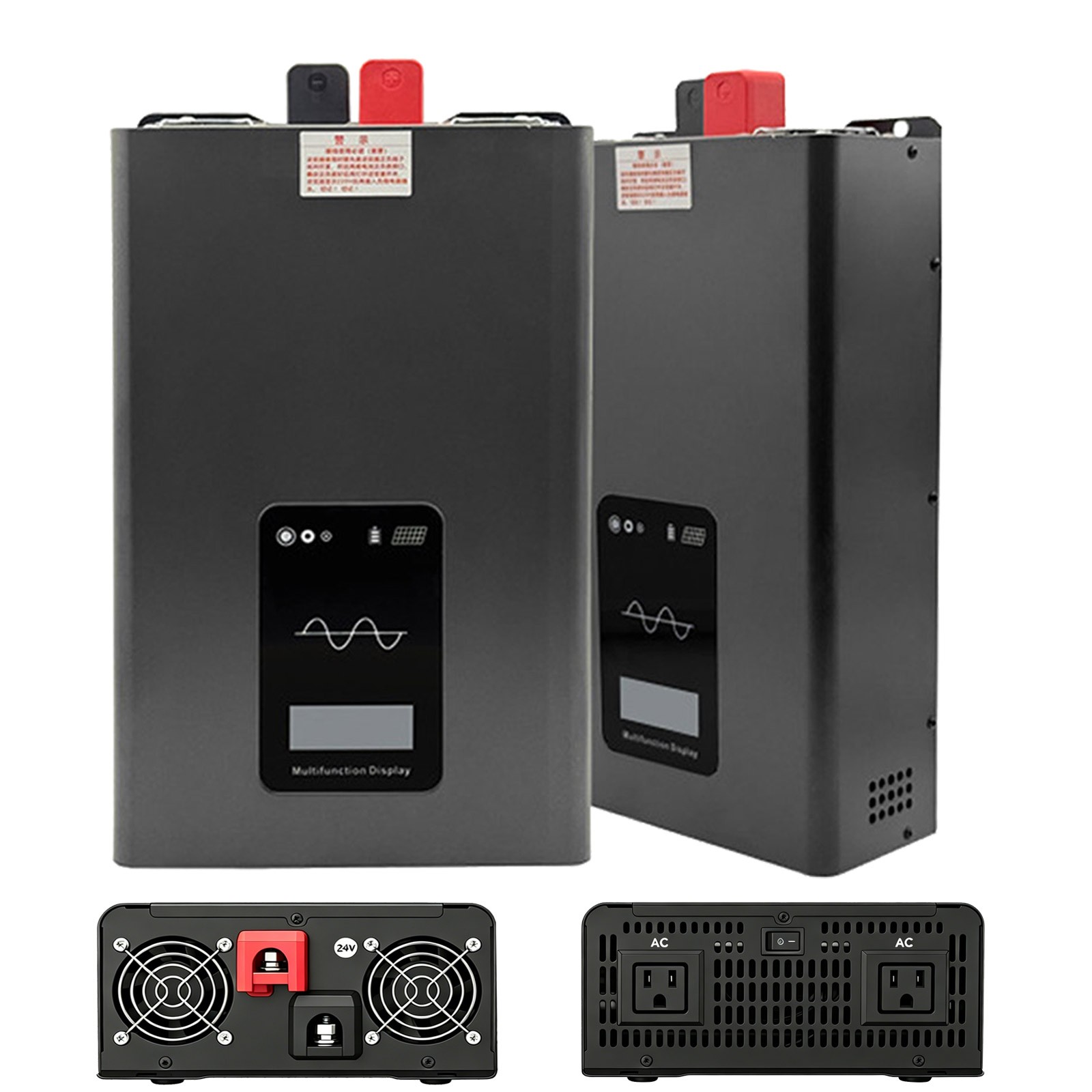 8000W Pure Sine Wave Inverter Solar Off Grid 4000W 12V 24V 48V 72V to Max 110V