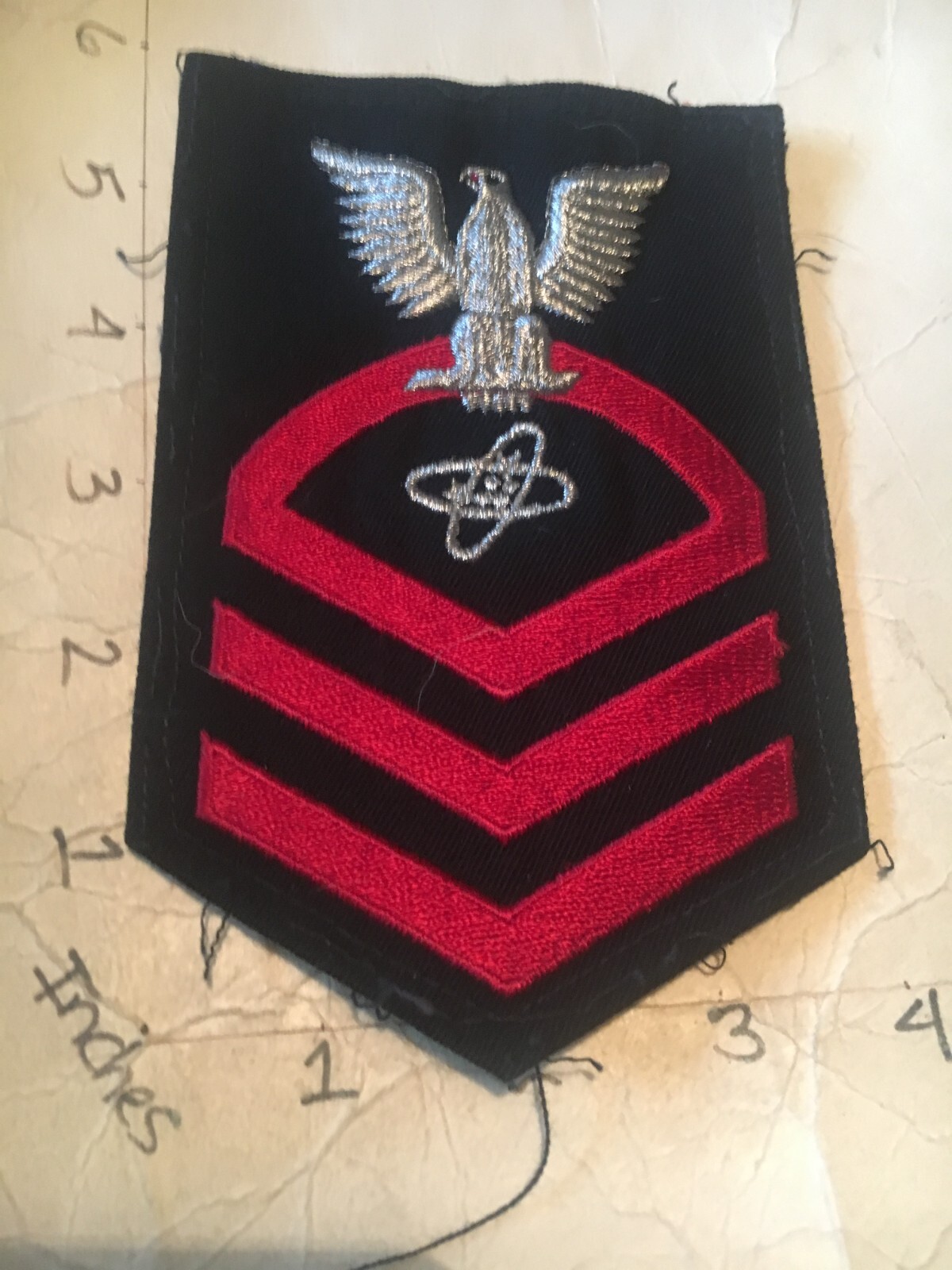 USN Rate Electronics Technician Chief Petty Officer Patch 6/14/25