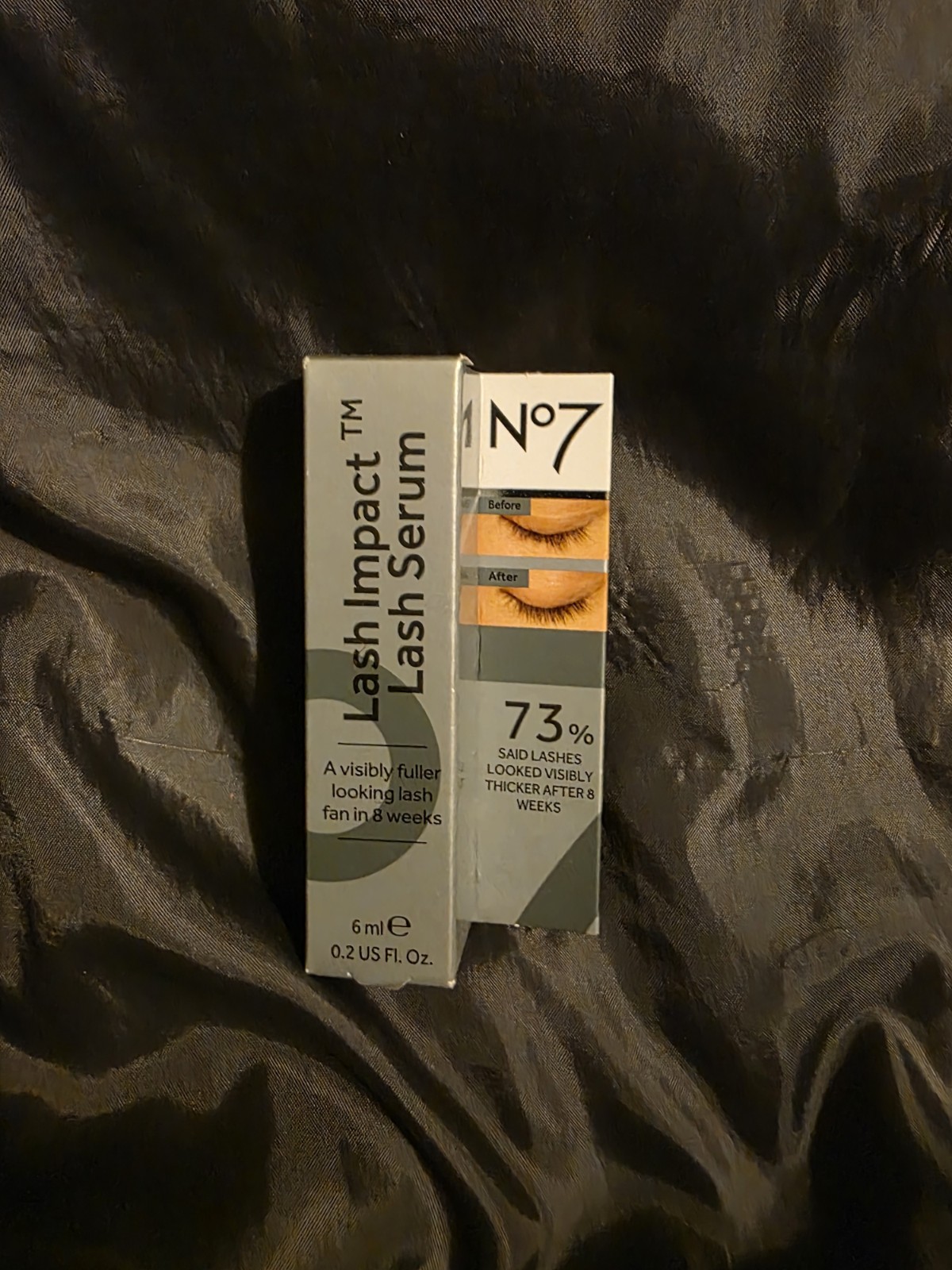 NEW No7 Lash Impact Lash Serum for Fuller Thicker Darker Lashes 0.2oz NIB