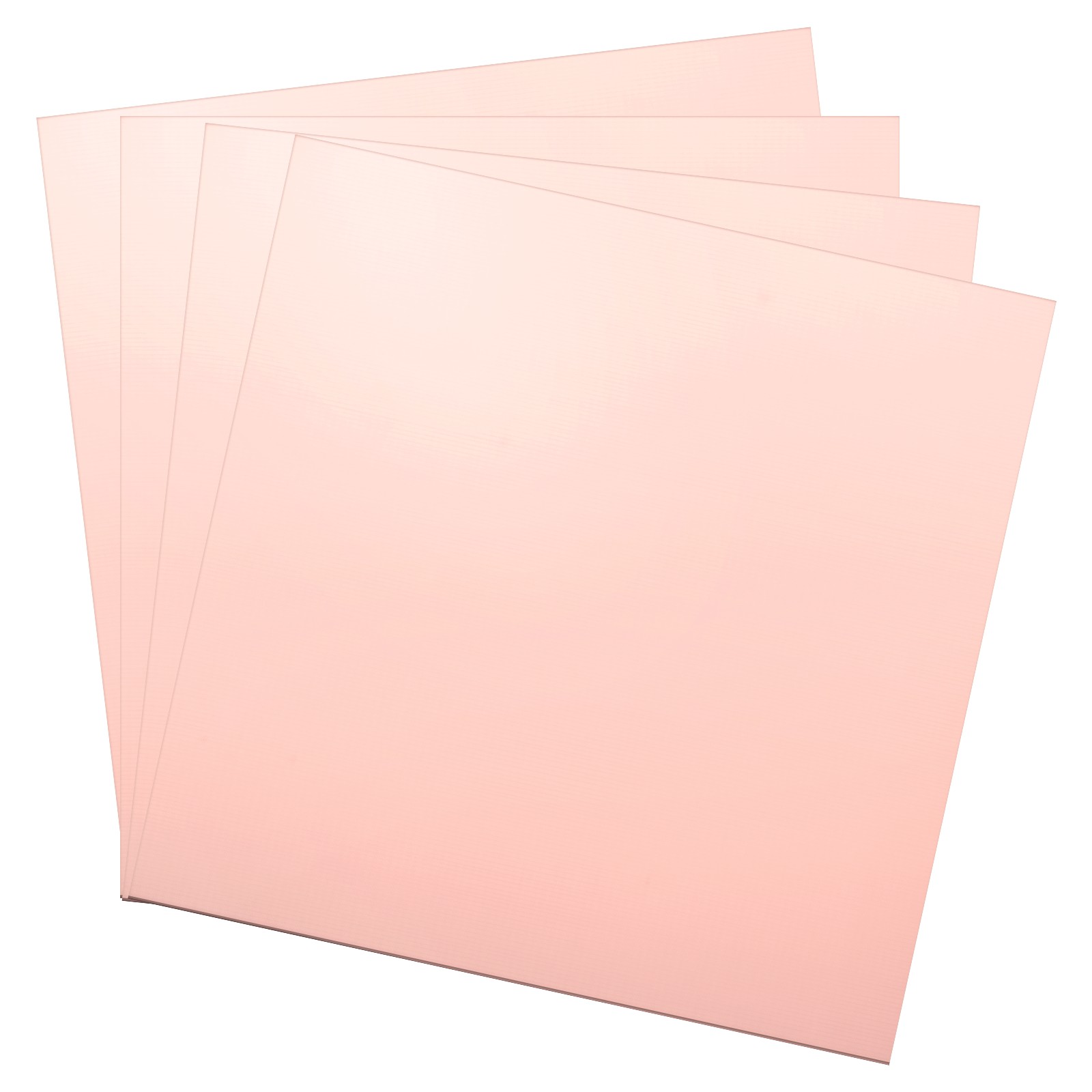 4Pcs Single Sided Copper Clad PCB Boards, FR-4 Fiberglass, 200 x 200 x 1mm