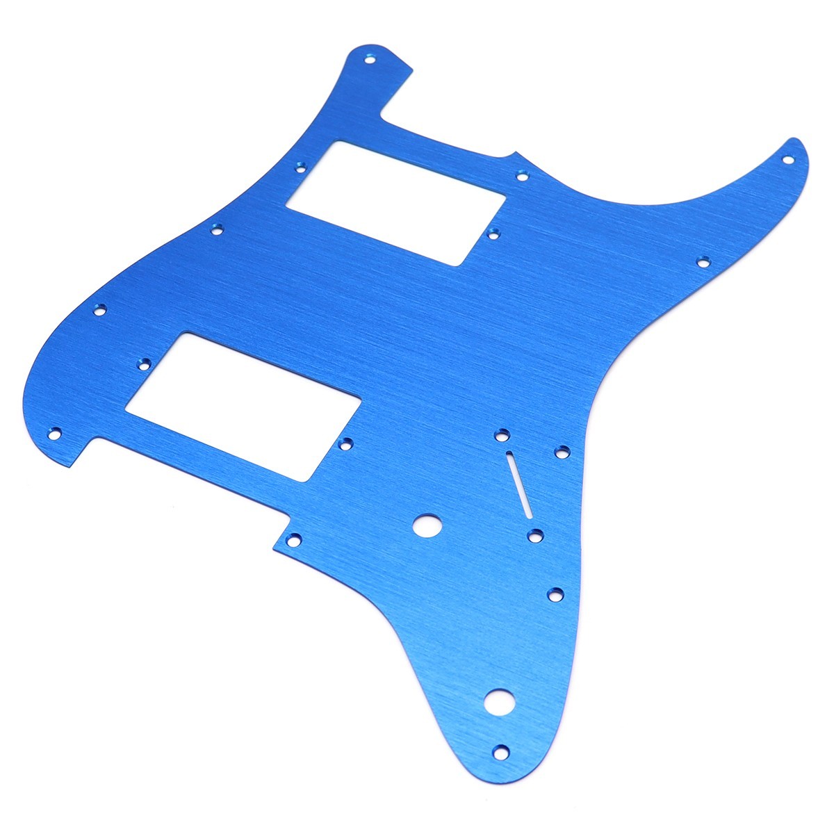 Blue 11 Holes Aluminum Alloy HH Guitar Pickguard for FD Start Electric Guitar