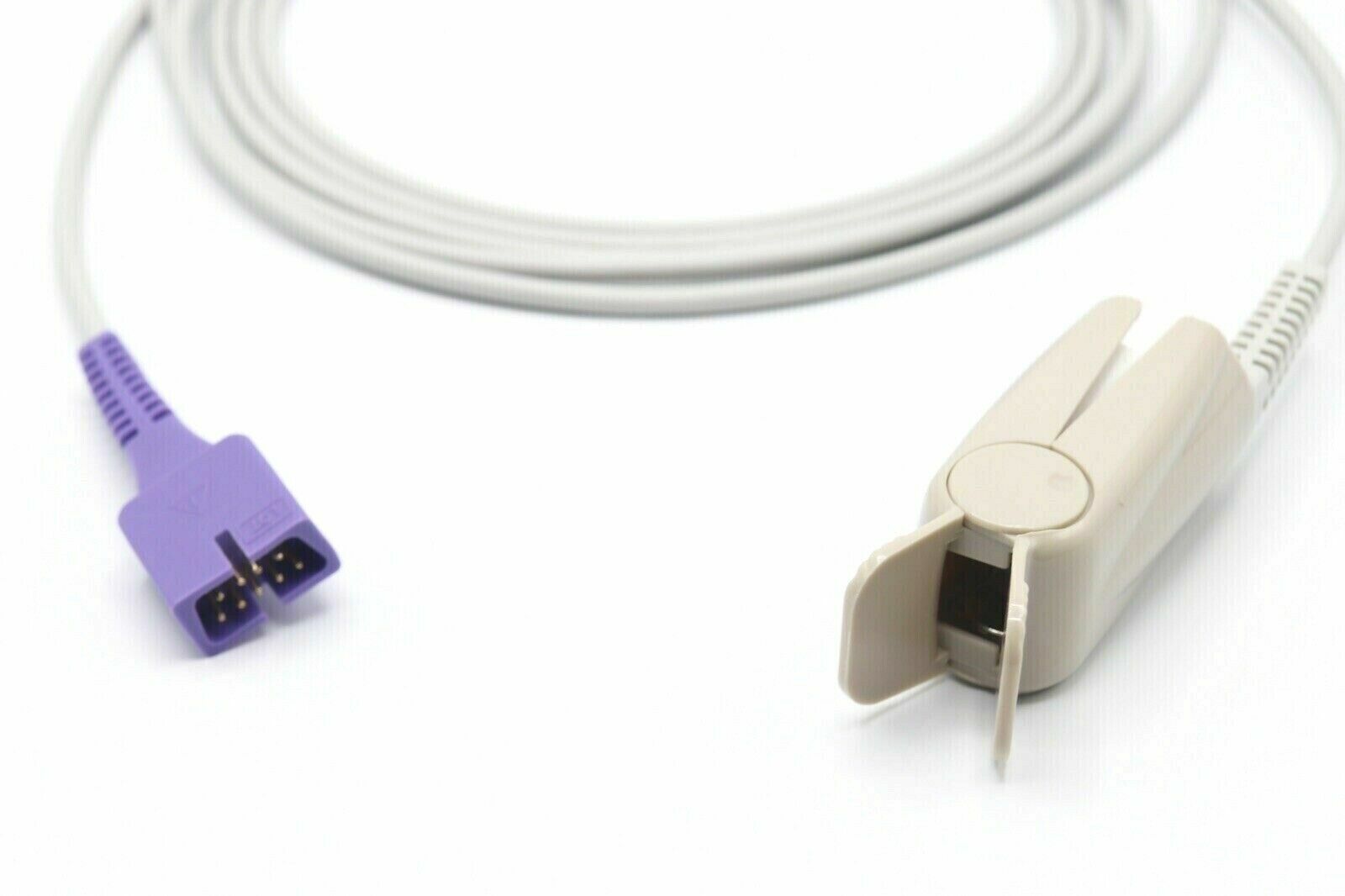 GE Healthcare Dinamap, Philips Compatible Direct Connect SPO2 Sensor Adult Clip