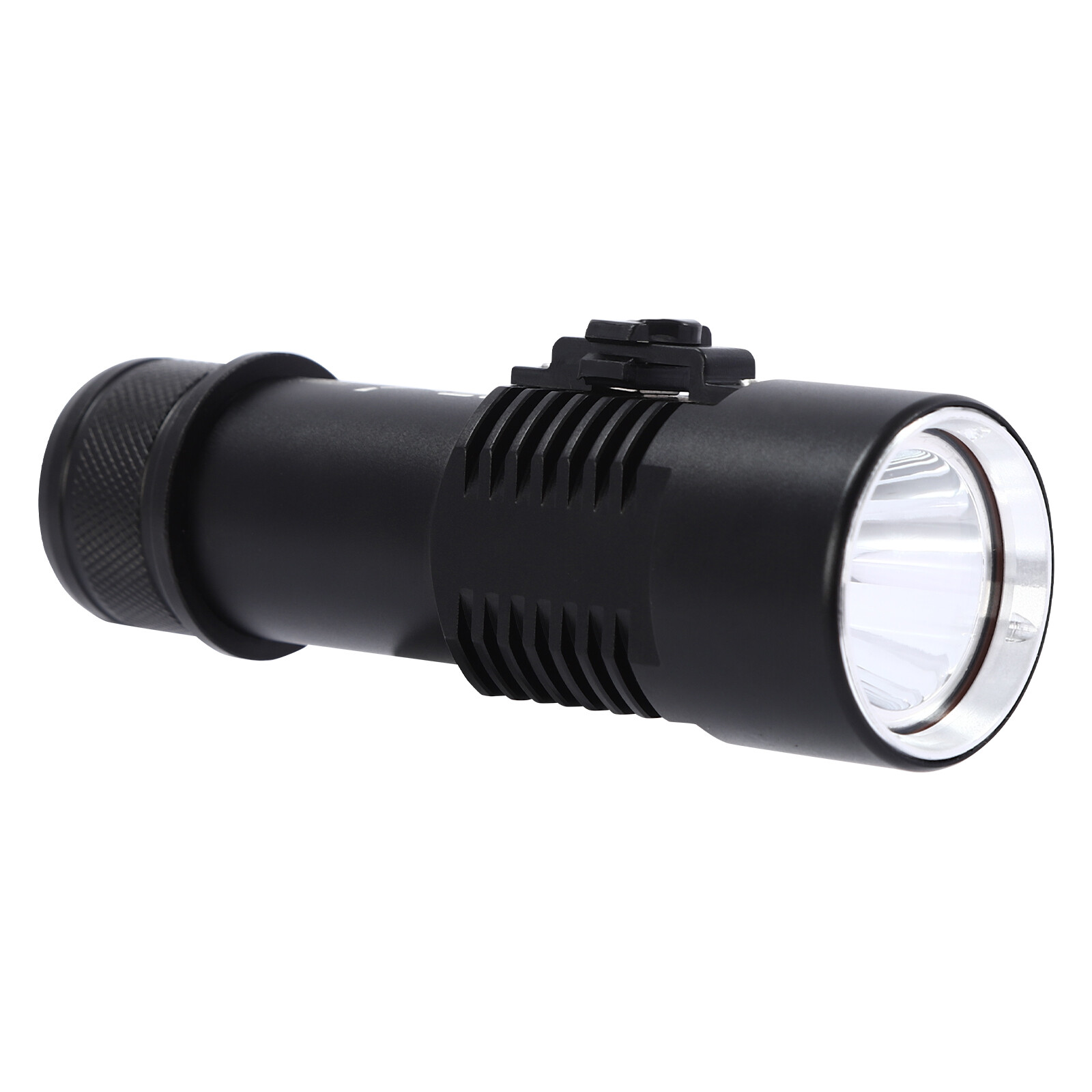 Dive Light Compact Bright Diving Torch Submersible Flashlight Lamp+Battery Set