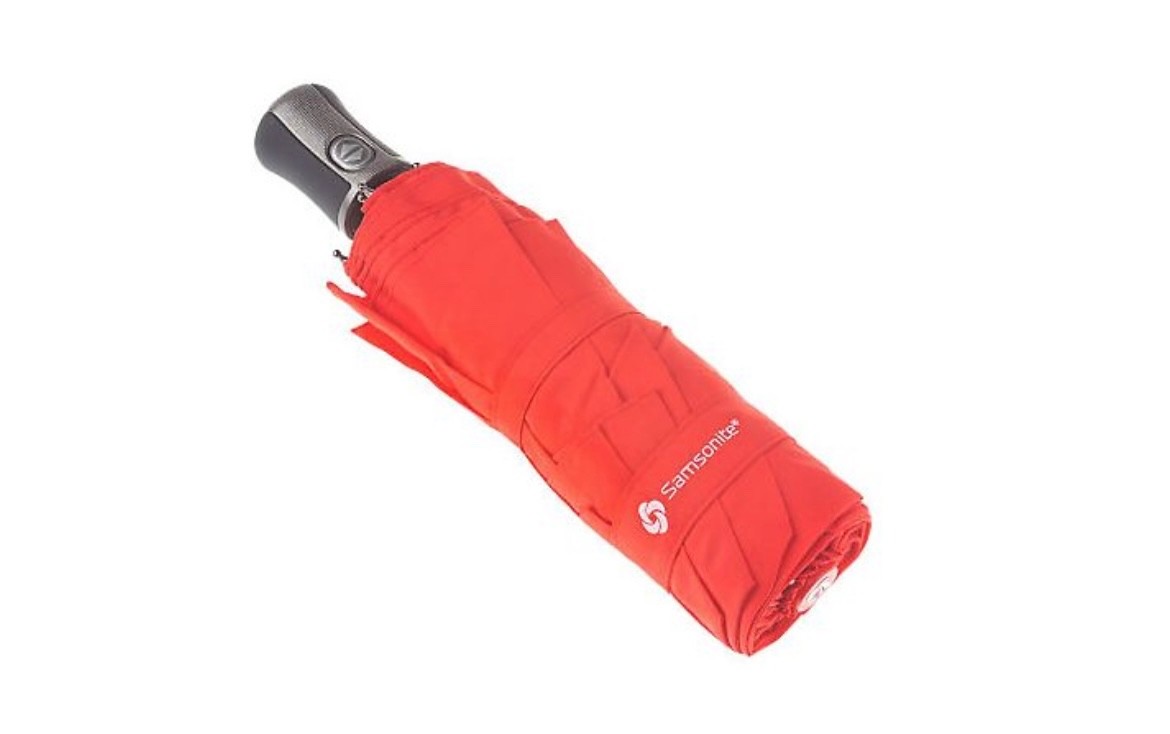 Samsonite Wind Resistant Double Canopy Auto Open & Close Umbrella (Navy:S/3)