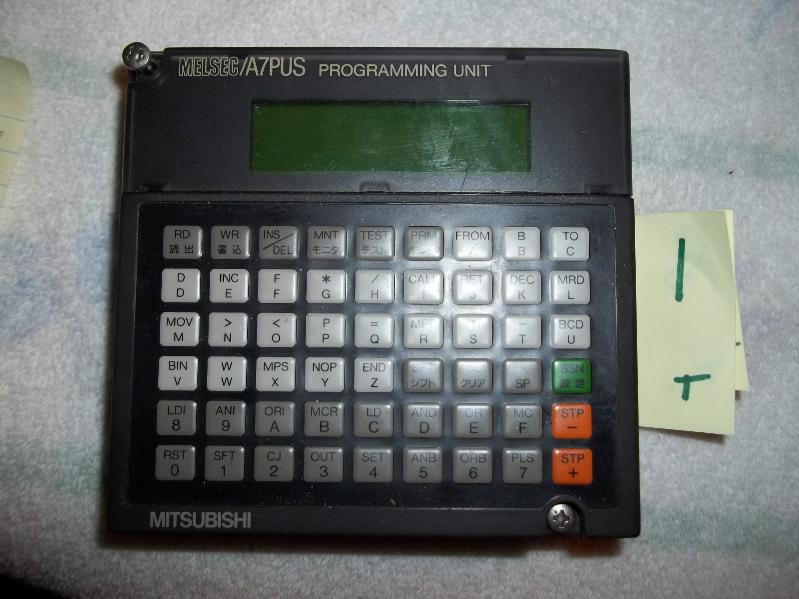 MITSUBISHI MELSEC A7PUS PROGRAMMING UNIT  (136-3)