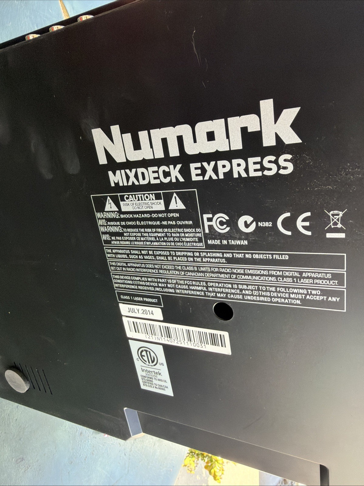 Numark Mixdeck Express Double Deck DJ Controller, USB, CD, MP3, Filter