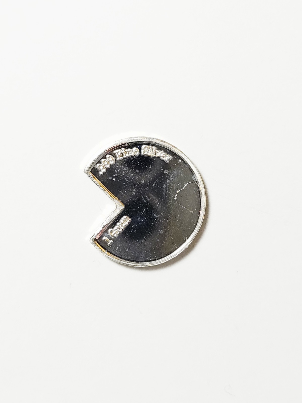 Pac Man 1 Gram .999 Fine Silver Bar * As Shown