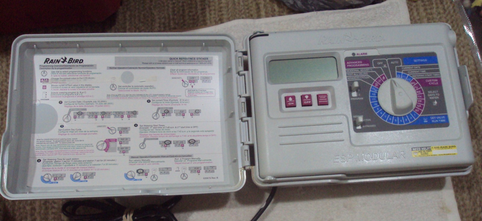 Rain Bird ESP-M Modular Sprinkler Irrigation Controller 4 Zone Expandable to 12