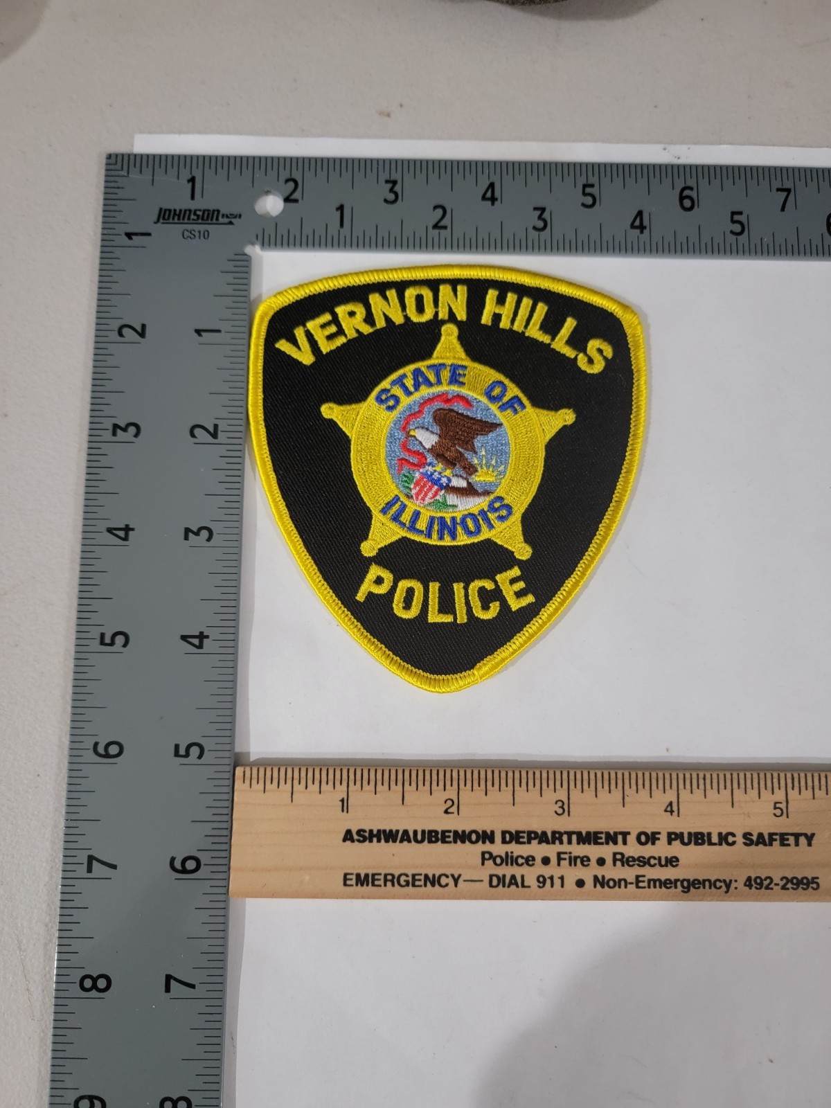 MK2 B4 Police patch Illinois Vernon Hills