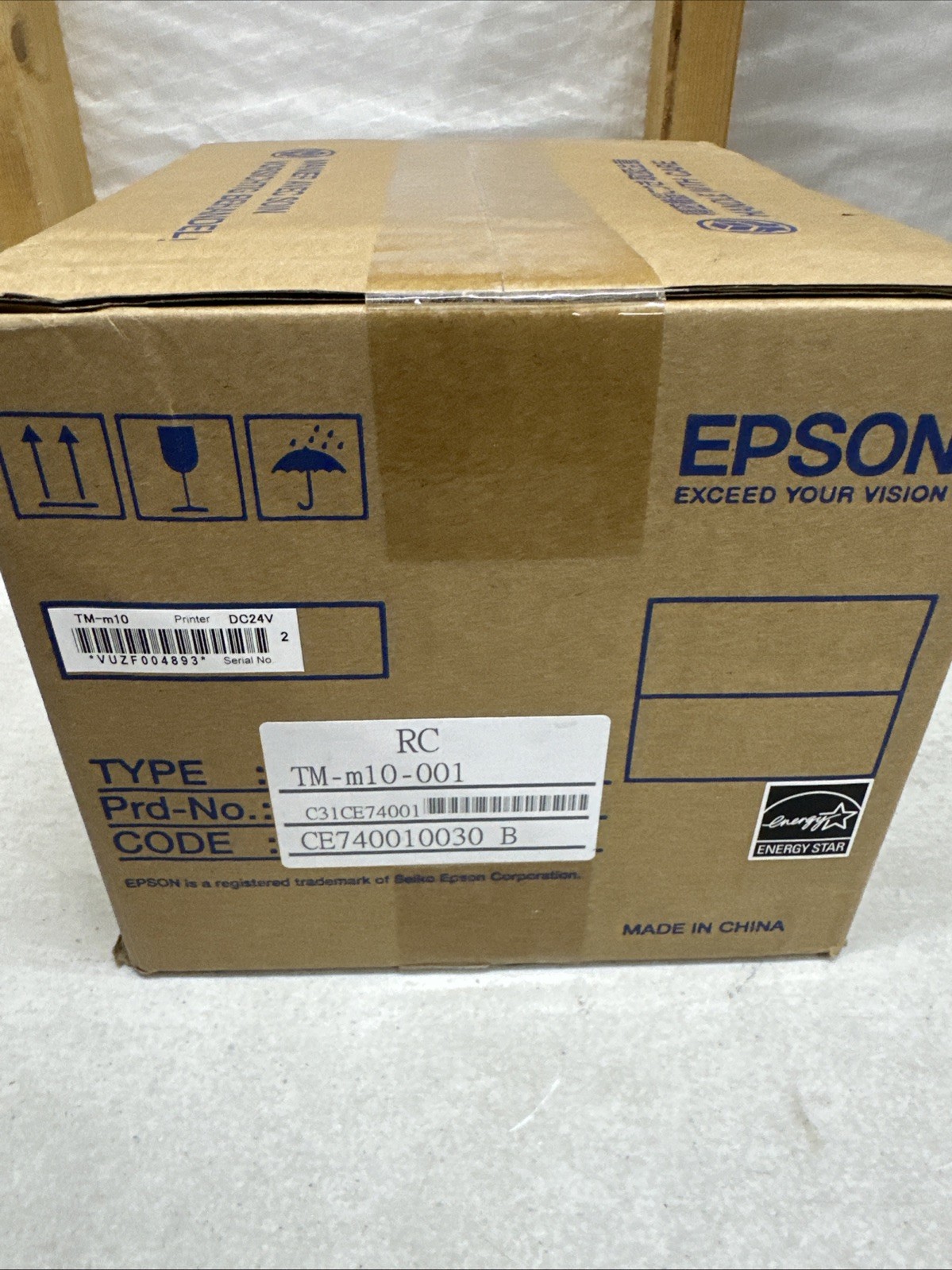 Epson TM-M10 USB Compact 2" Thermal POS Receipt Printer M332A White
