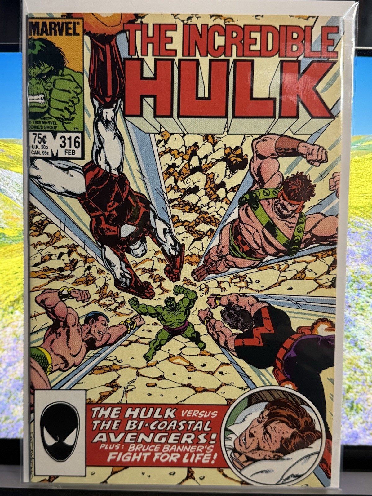 INCREDIBLE HULK #316 NM MARVEL 1986 WONDER MAN IRON MAN NAMOR/ WE COMBINE SHIP