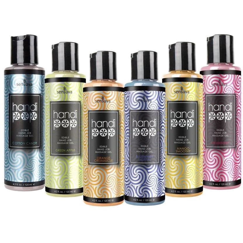 Sensuva Handi Pop HandiPop Edible Hand Job Massage Gel - Choose Flavor