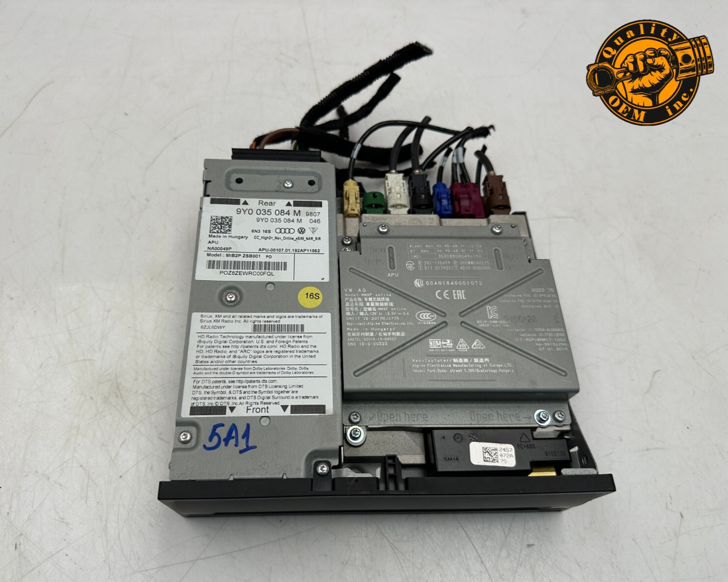 2019-2023 PORSCHE CAYENNE AUDIO RADIO RECEIVER CENTRAL COMPUTER CONTROL UNIT OEM