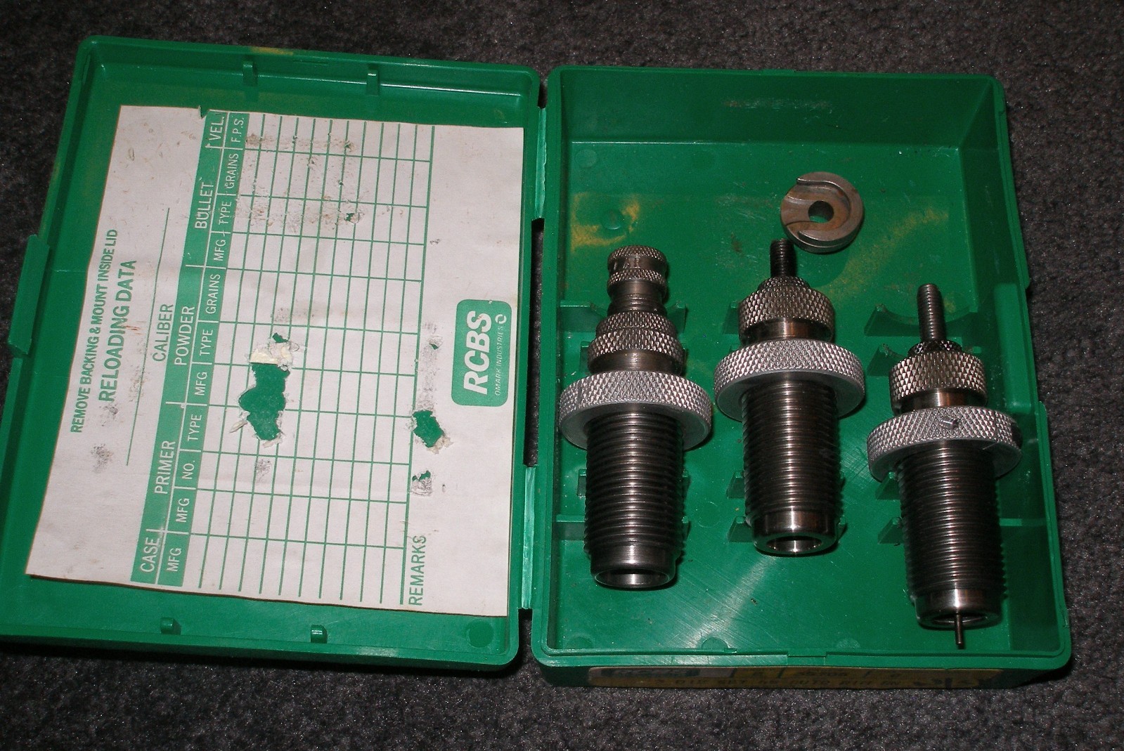 RCBS .45 Auto Rim & .45 Auto steel Reloading Dies w/shell holder