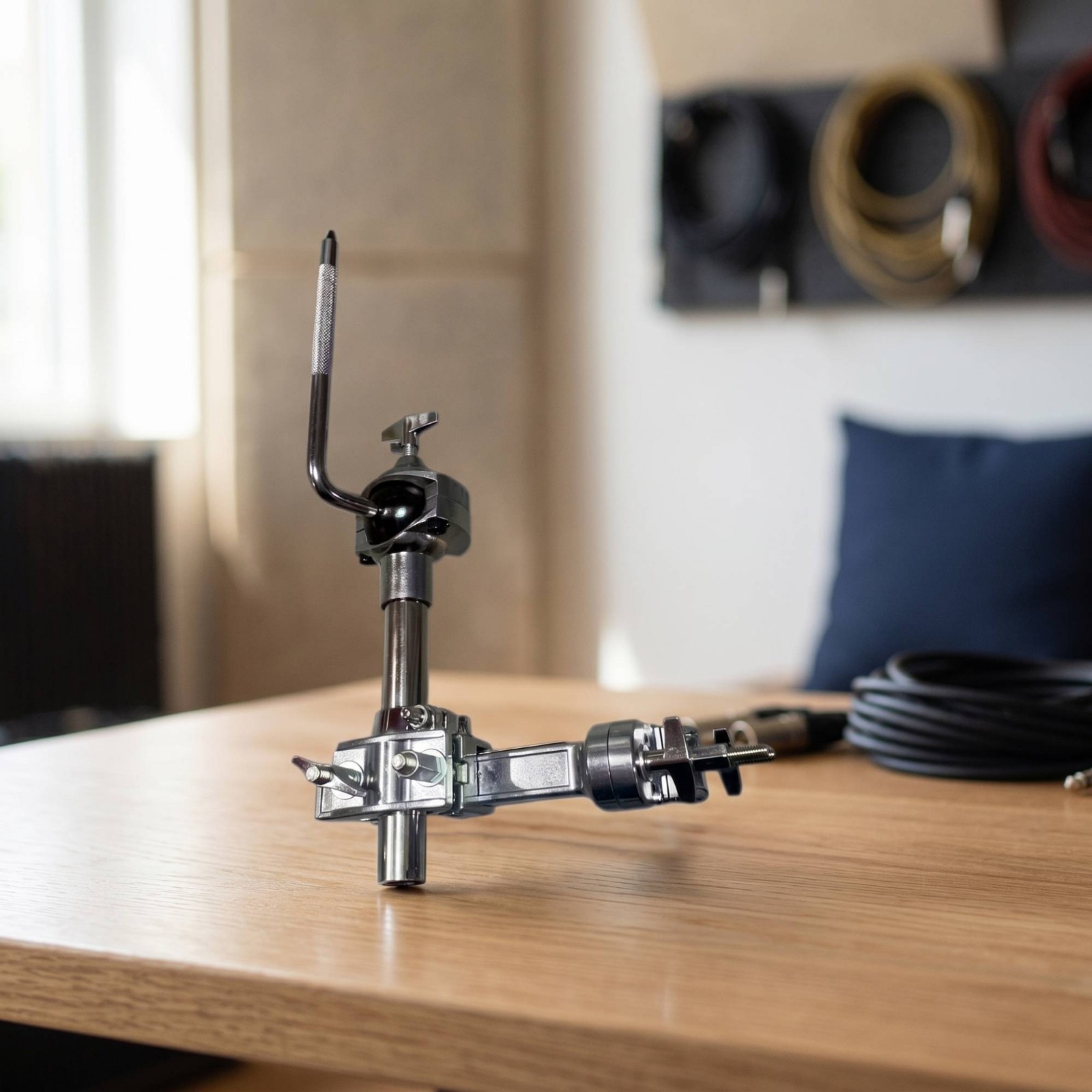 Drum Hardware Clamp Angle-Adjustable Clamp with Rod Compact for Rehearsal