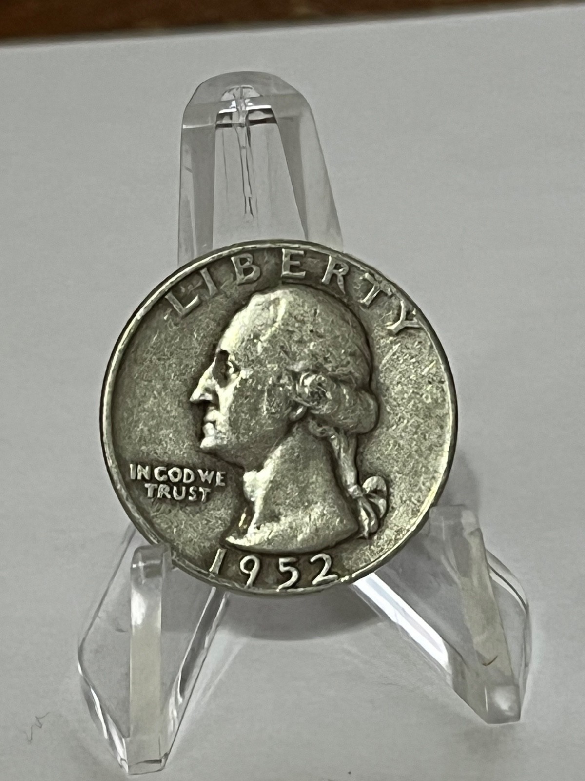 1952 D Washington Silver Quarter 25c  Circulated # TA126