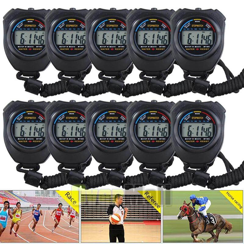 Digital Sport Stopwatch Timer Electronic Digital Countdown Timer and Stopwatch