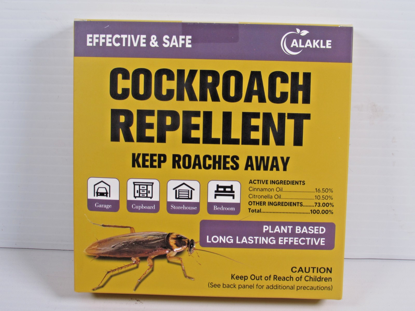 4x TUBES NATURAL Roach Gel Repellent Indoor Outdoor Cockroach Roach German Bait