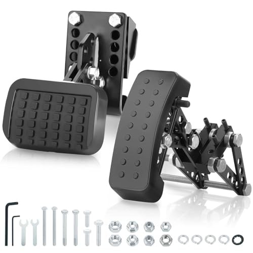 HUGBEO Adjustable Gas and Brake Pedal Extenders for Short People, Anti-Slip