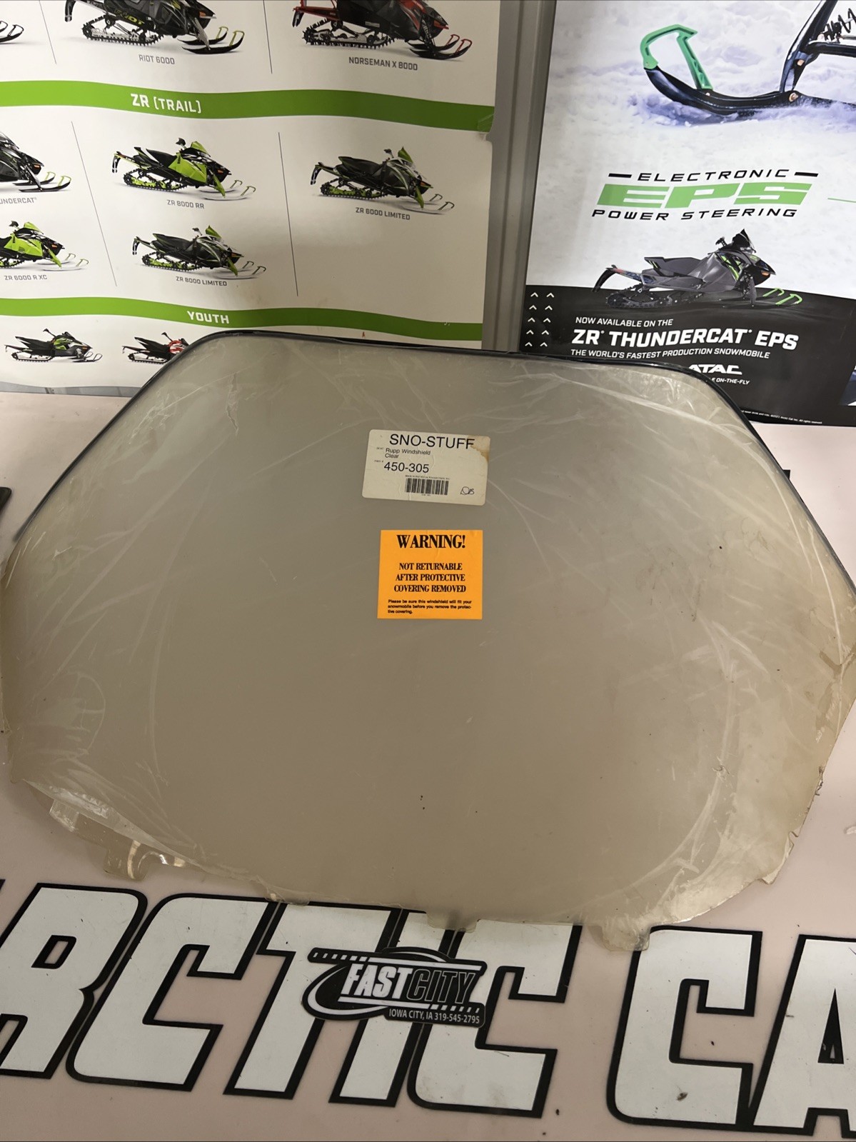SNO STUFF RUPP WINDSHIELD 450-305 NOS