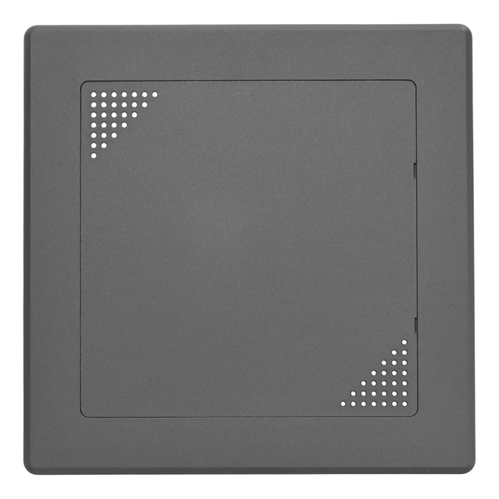 1-Pack Access Panel for Drywall, 6x6" Plastic Removable [Black, Vented Square]