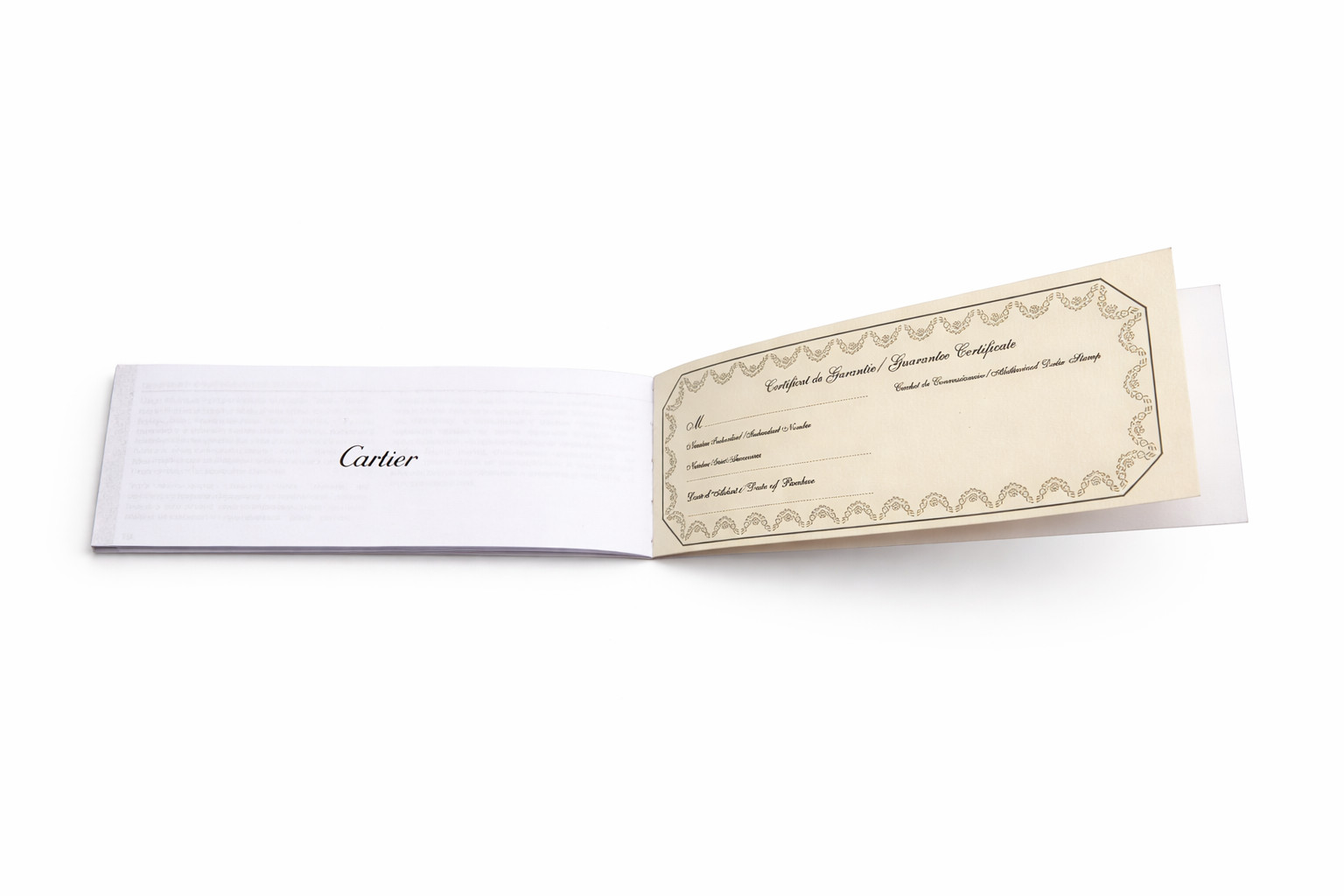 Authentic Cartier Glasses Case & Box Set w/ Cloth & Certificate NEW