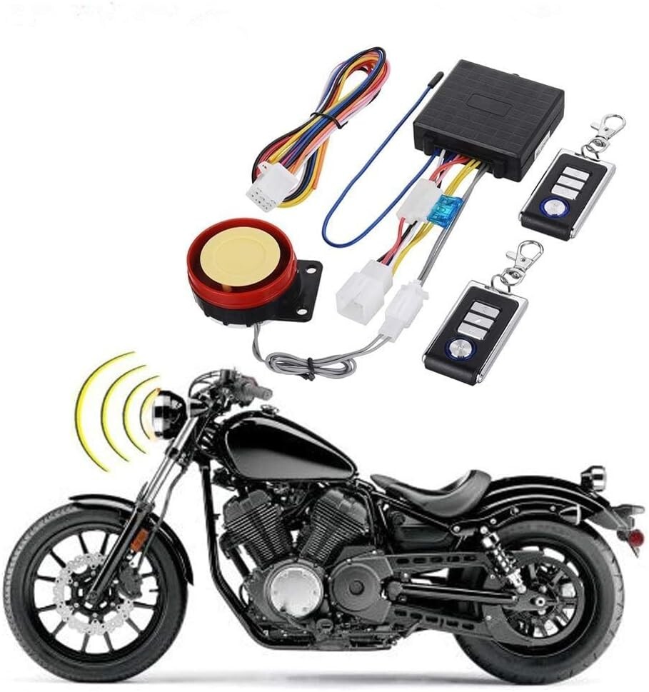 Sistema de Alarma Antirrobo para Motocicleta con Arranque Remoto Antihijacking