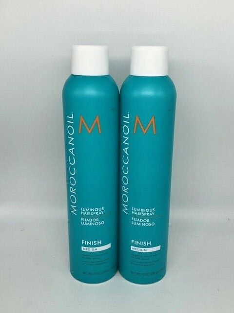 (2x)Same Day Ship Moroccanoil Luminous Hairspray 10oz Medium Hair Spray (2 pack)
