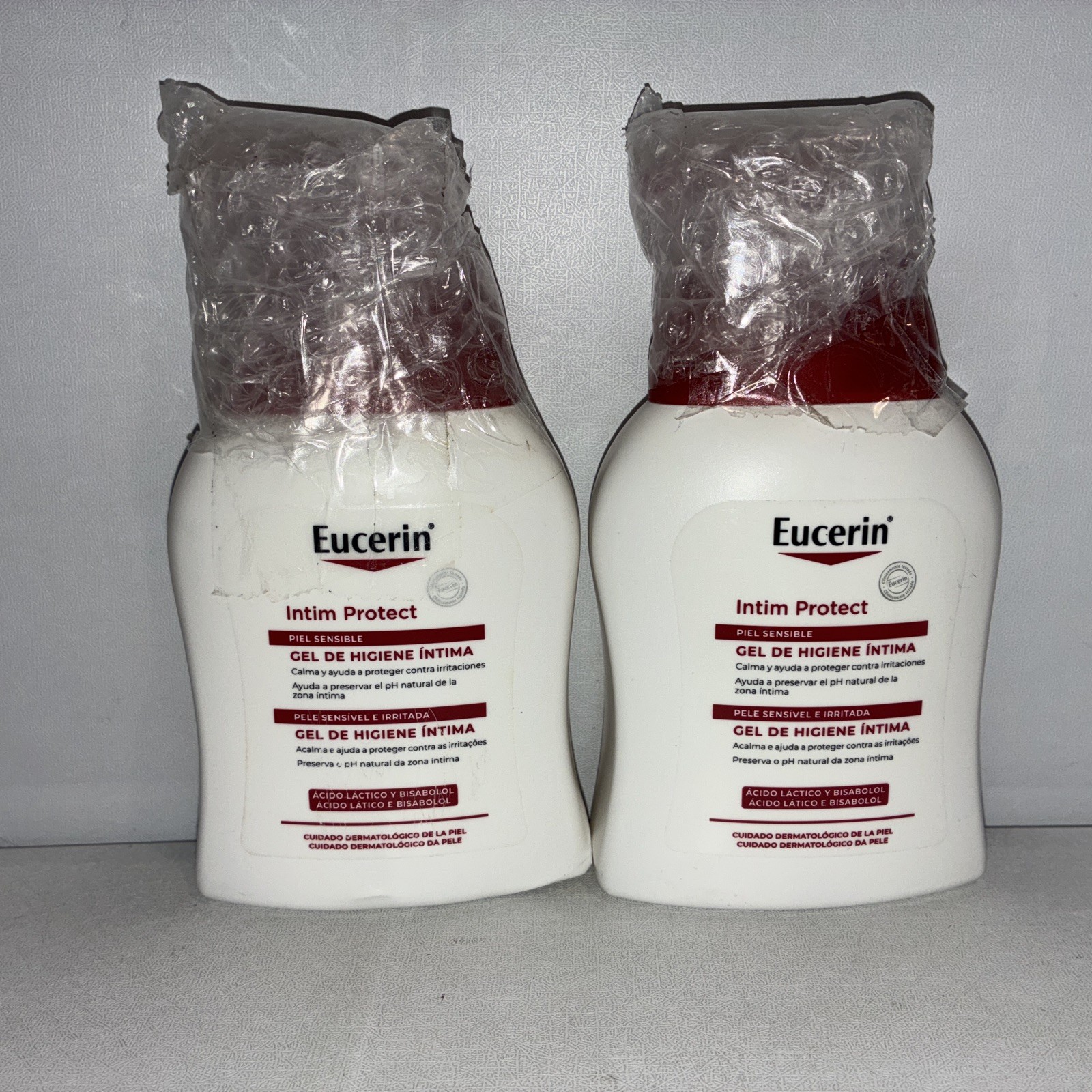 Lot Of 2- Eucerin Intimate Hygiene Wash Protection Fluid 250ml