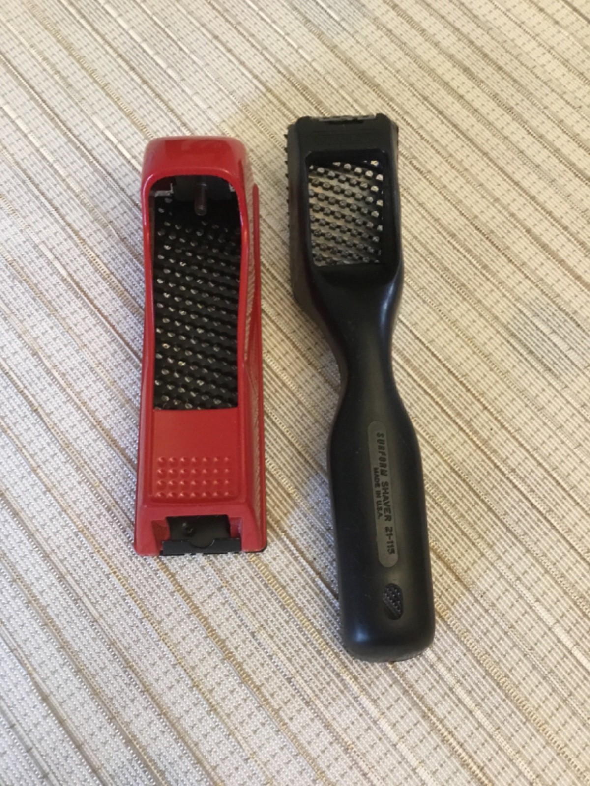 Stanley SurForm Shaver Model 21-115 & Unbranded Pocket Plane Rasp File 3Pc
