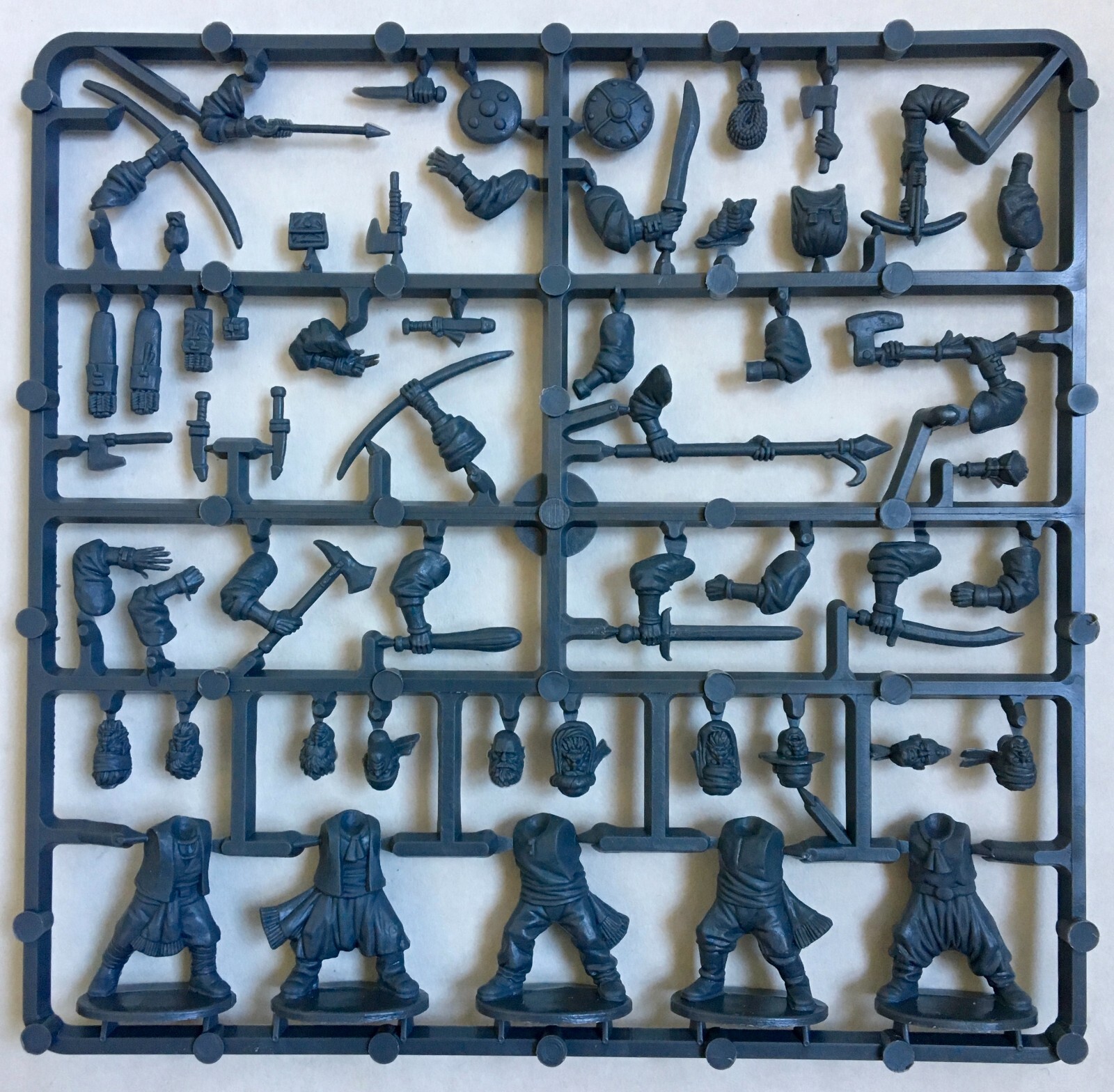 Frostgrave Ghost Archipelago Crewmen • 1 Sprue • 5 Miniatures • 28mm New