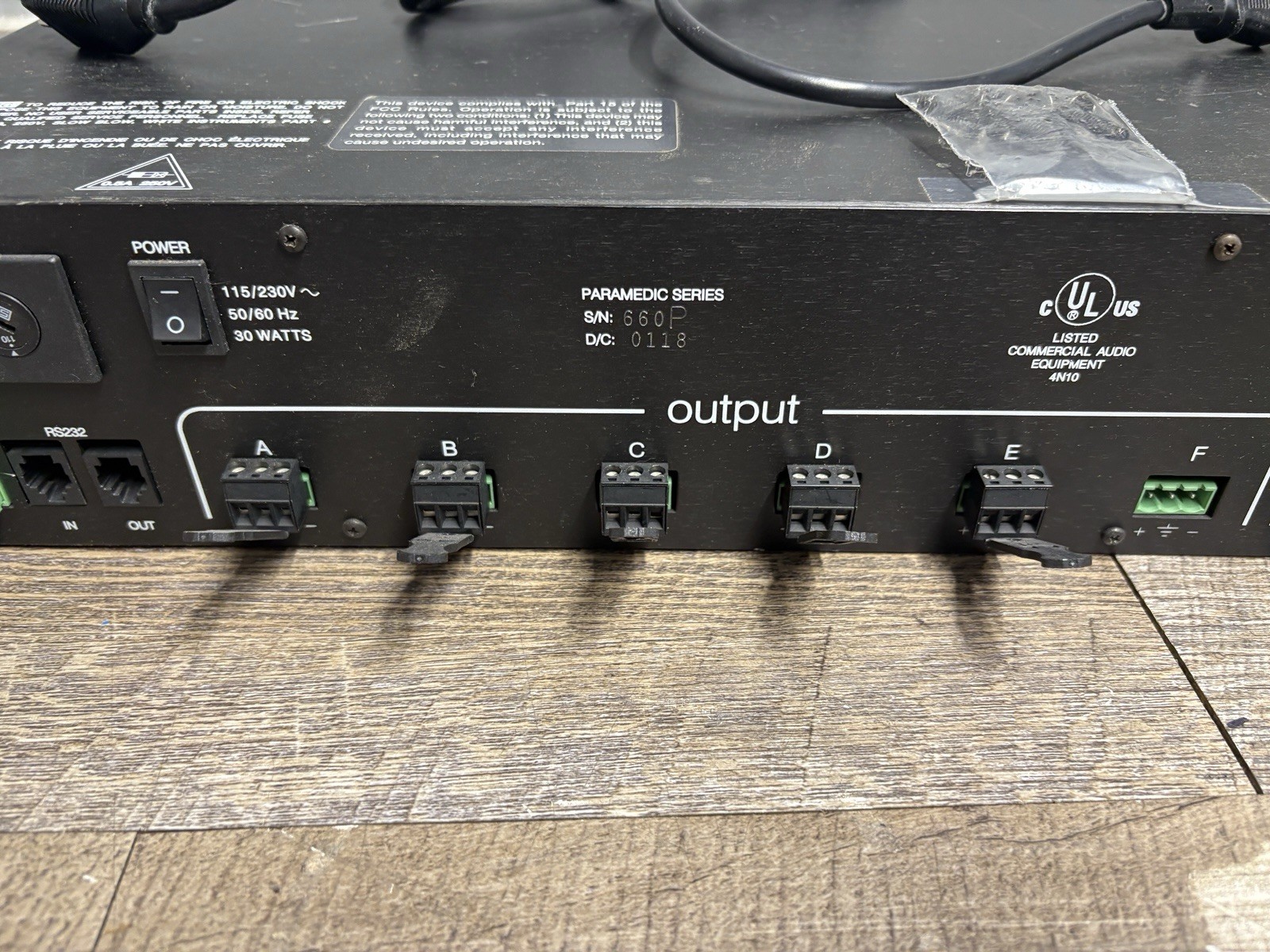 White Instruments Para Medic 26, Digital Speaker Processor / EQ / Crossover