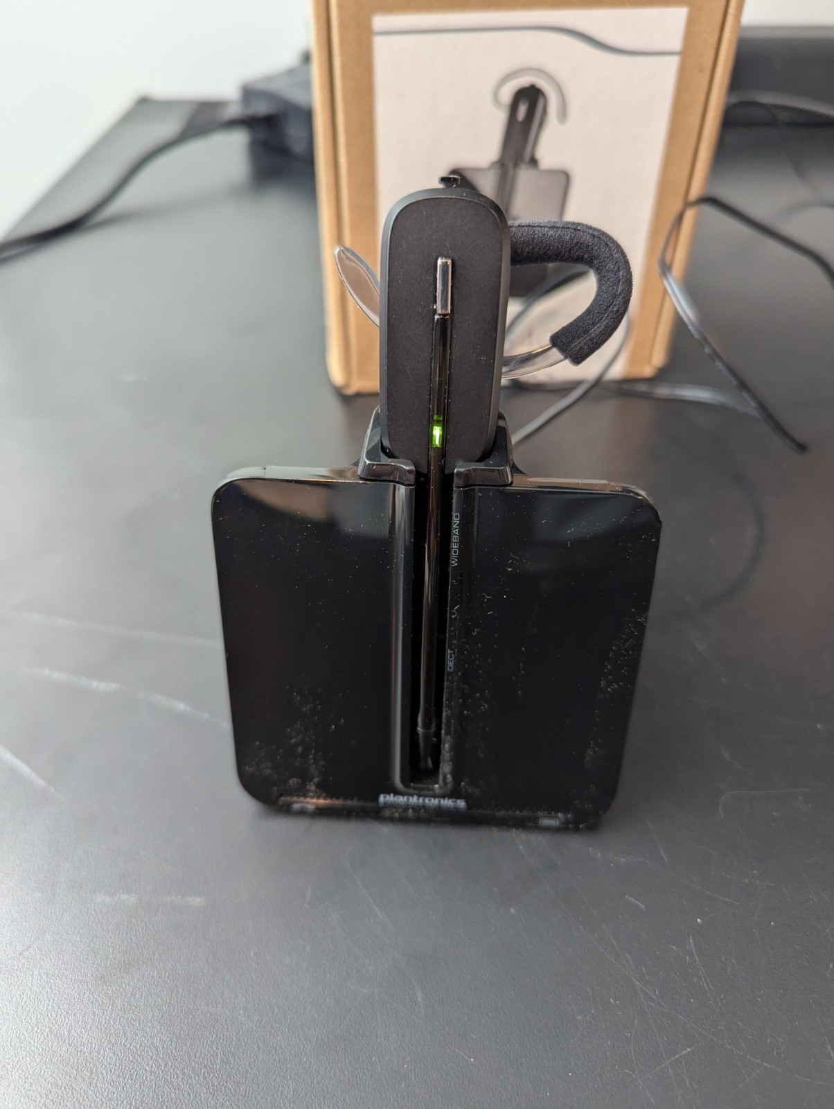 PLANTRONICS Poly CS540 Wireless 6.0 DECT Headset Black - (Tested)