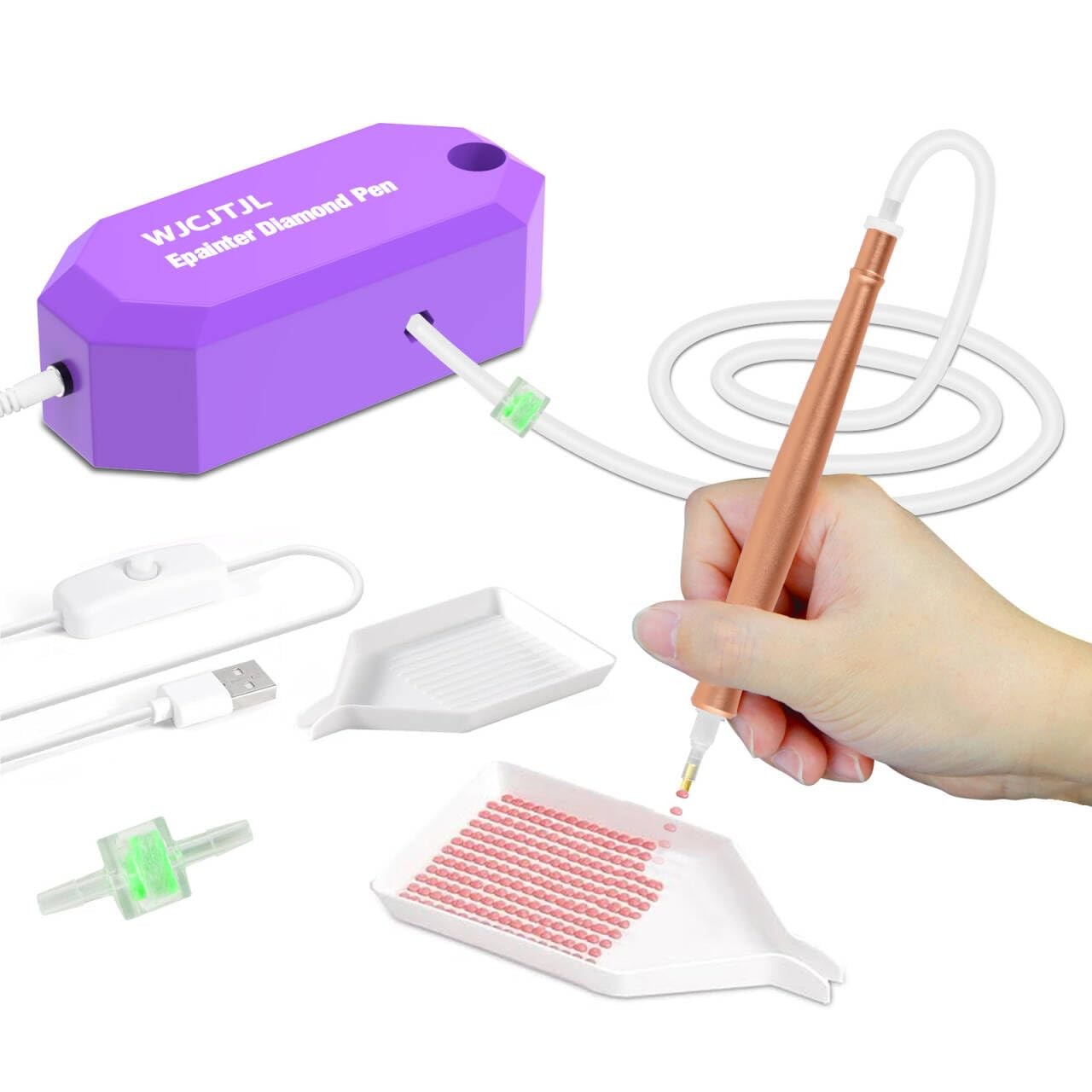 WJCJTJL Diamond Art Painting Pen Kit for Adults, 1 Count (Pack of 1), Purple