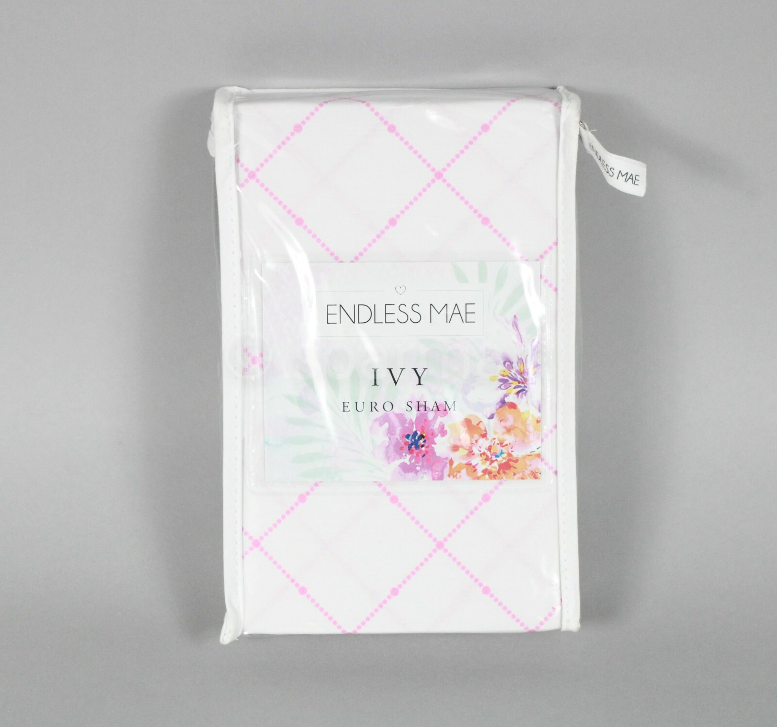 Endless Mae Ivy Euro Sham(1) 26" X 26" 100% Cotton Made in Pakistan Machine Wash