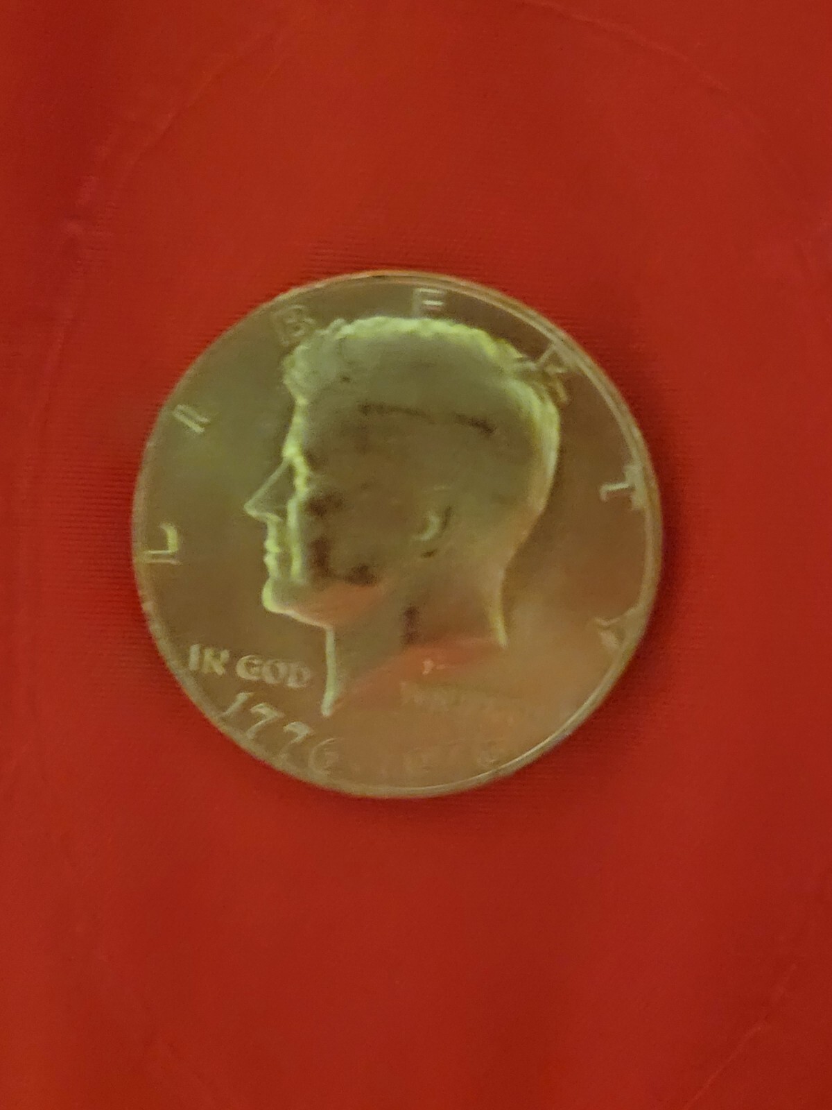 1976 P Kennedy Half Dollar Coin - circulated